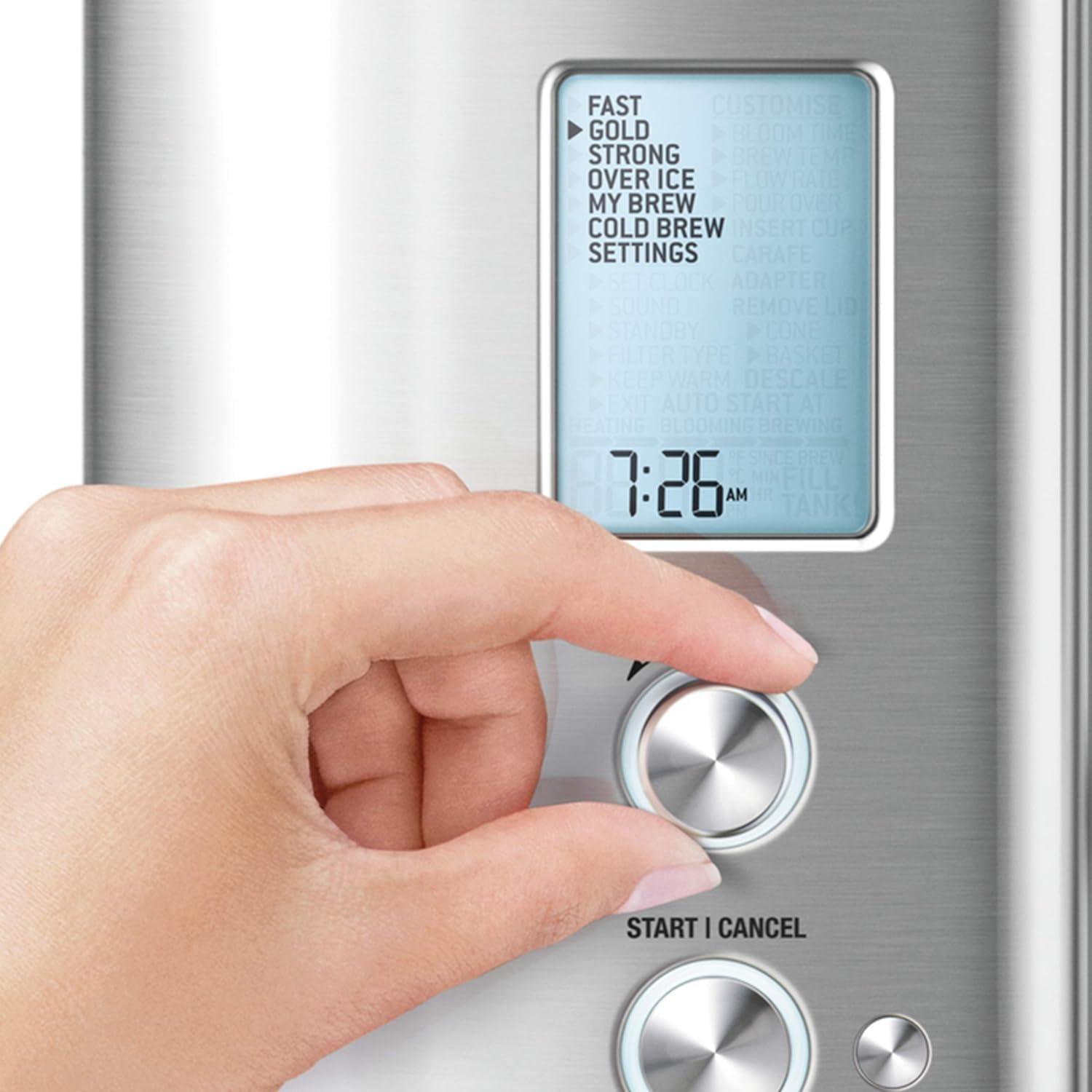 image:imageBreville BDC400BSS Precision Brewer Drip Coffee Maker Brushed Stainless Steel Glass Carafe