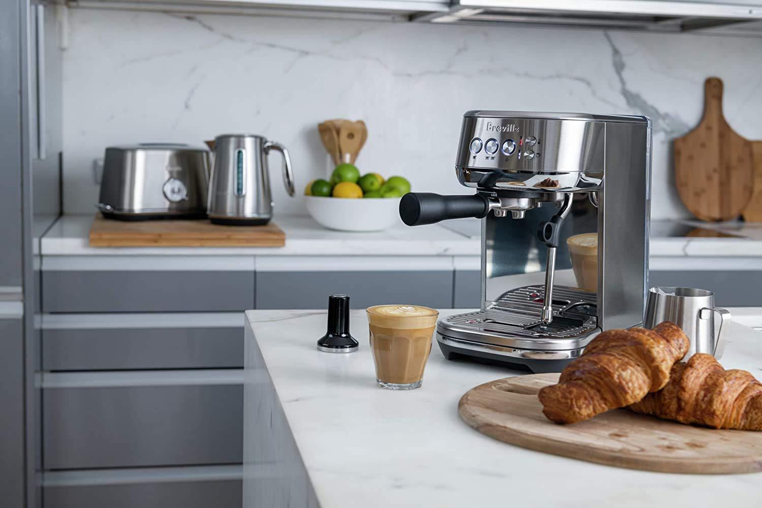 image:imageBreville Bambino Plus Espresso Machine BES500BSS Brushed Stainless SteelBrushed Stainless Steel