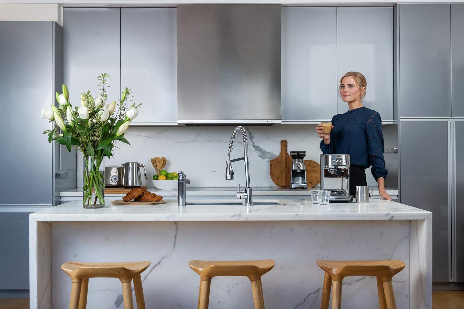image:imageBreville Bambino Plus Espresso Machine BES500BSS Brushed Stainless SteelBrushed Stainless Steel
