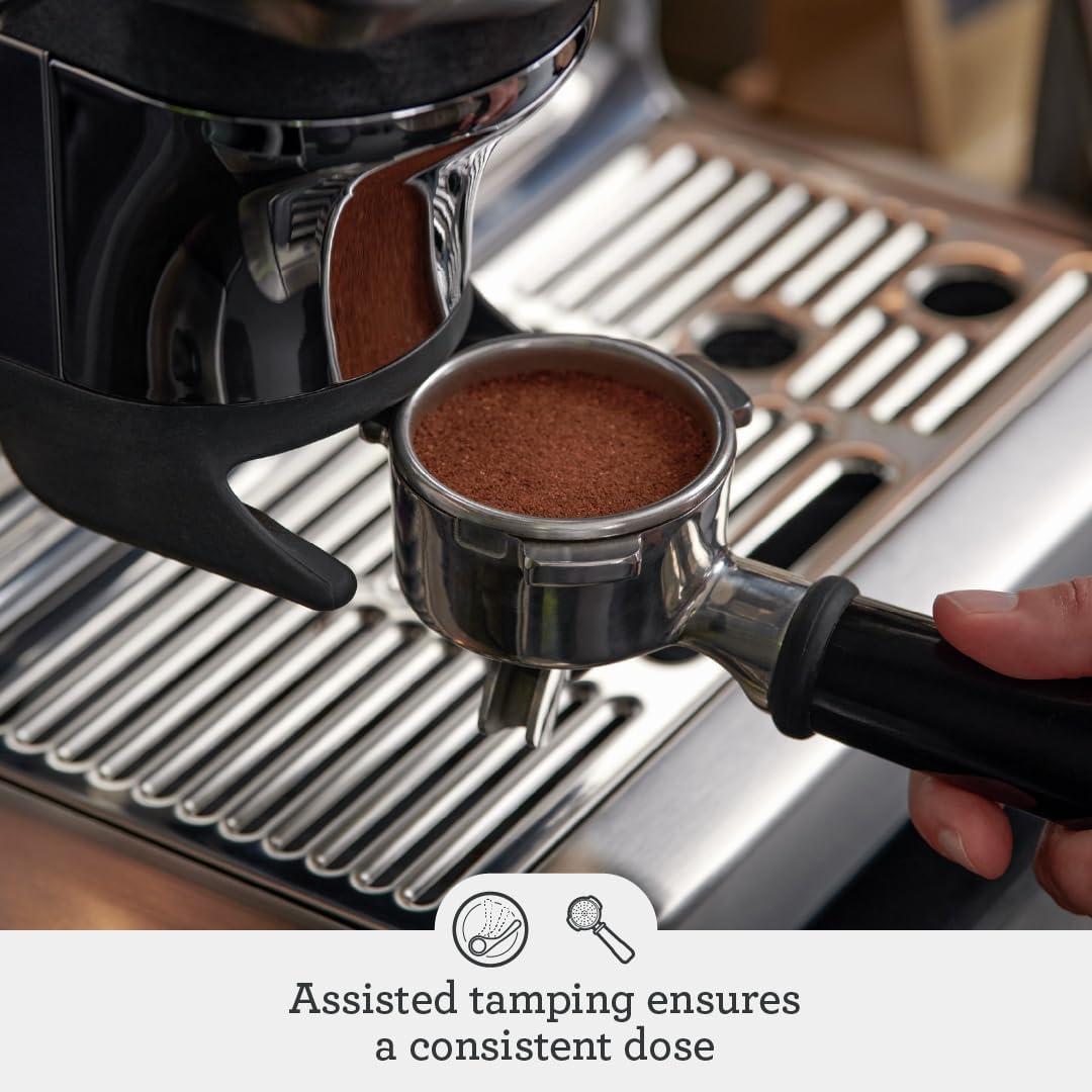 image:imageBreville Barista Express Impress Espresso Machine BES876BSS Brushed Stainless SteelOlive Tapenade