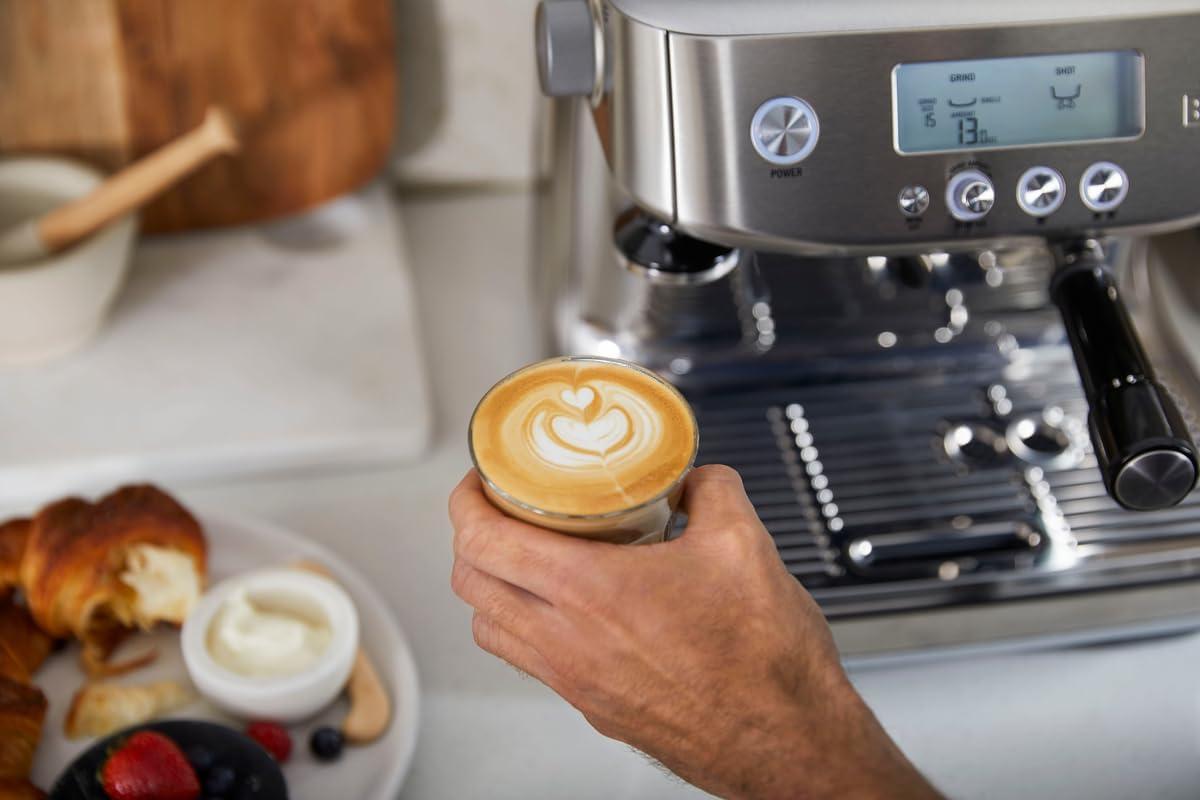 image:imageBreville Barista Pro Espresso Machine BES878BSS Brushed Stainless SteelOlive Tapenade