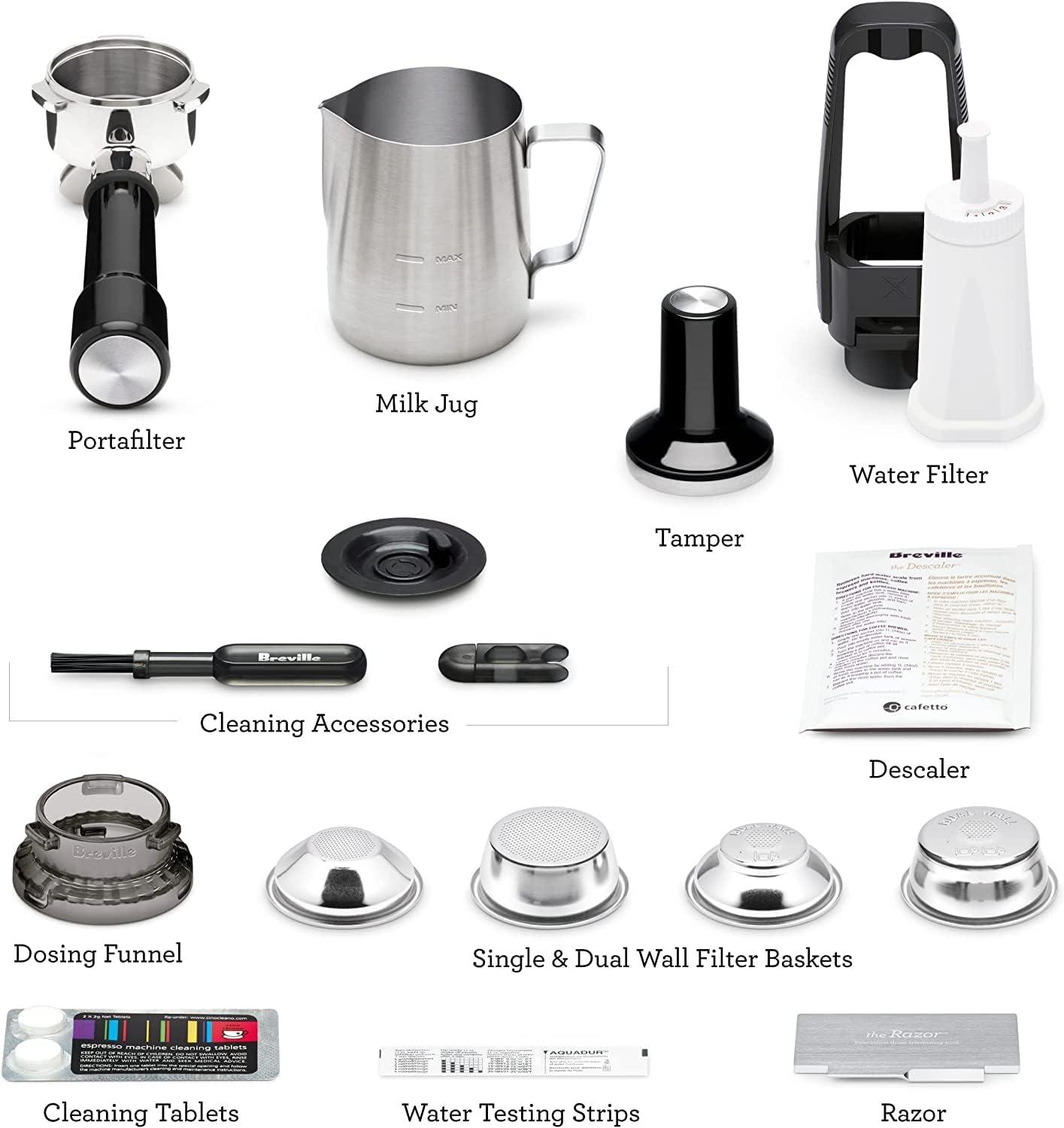 image:imageBreville Barista Touch Espresso Machine BES880BSS Brushed Stainless SteelBlack Truffle
