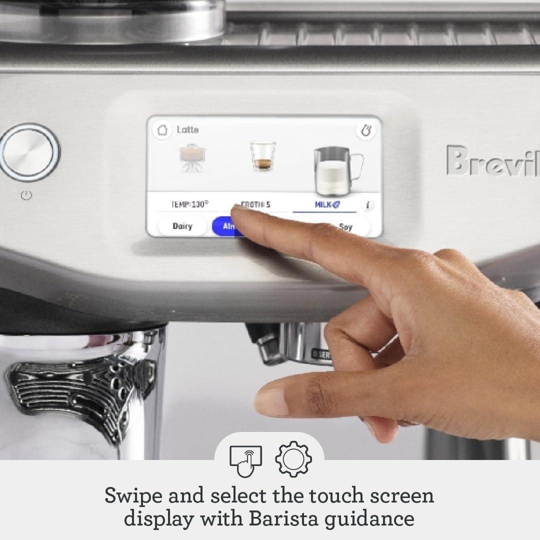 image:imageBreville Barista Touch Impress Espresso Machine BES881BSS Brushed Stainless SteelBrushed Stainless Steel