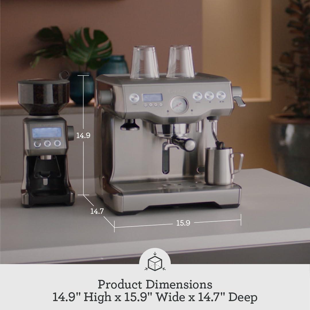 image:imageBreville Dual Boiler Espresso Machine BES920XL Brushed Stainless SteelBrushed Stainless Steel