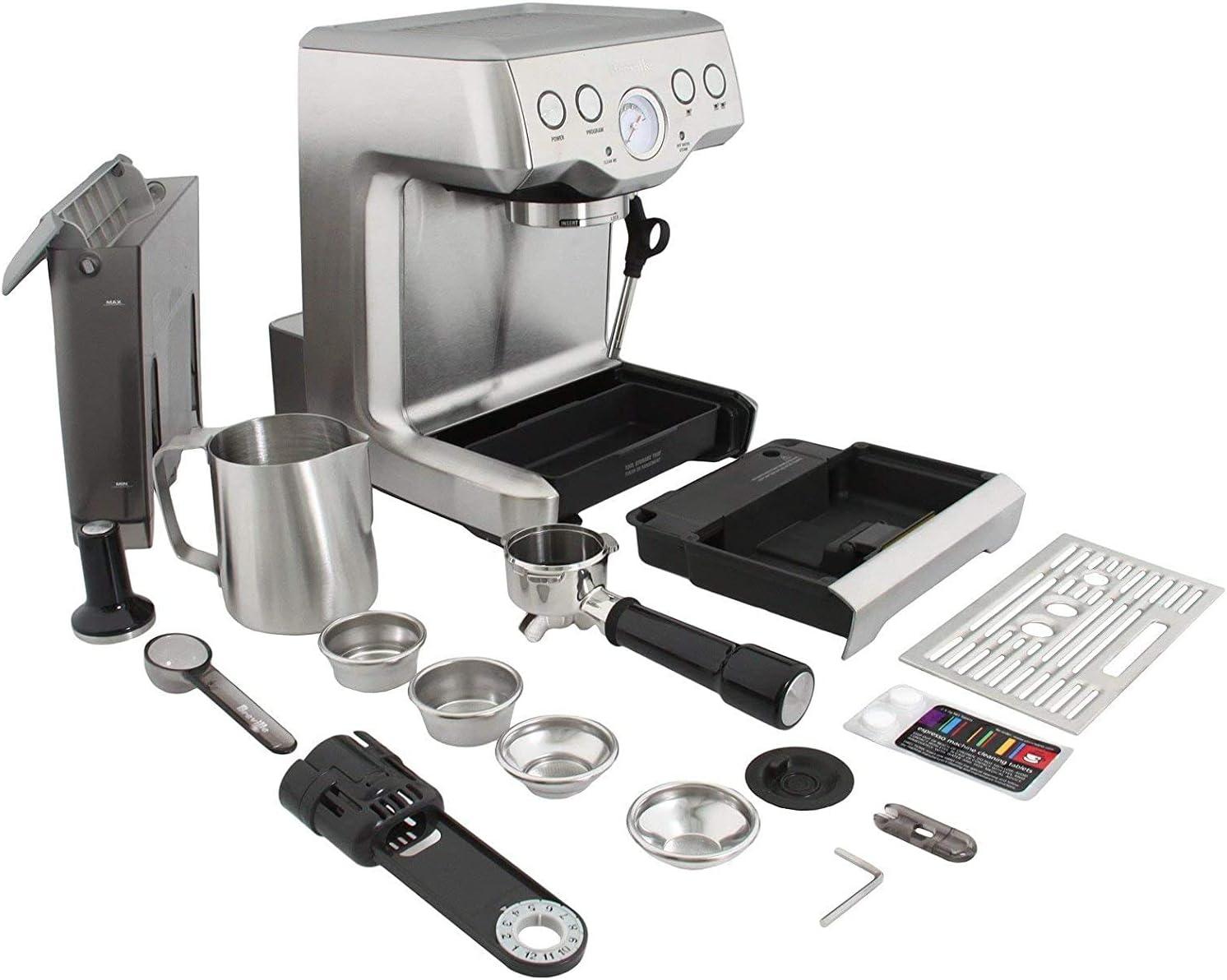 image:imageBreville Infuser Espresso Machine BES840XL Brushed Stainless SteelBrushed Stainless Steel