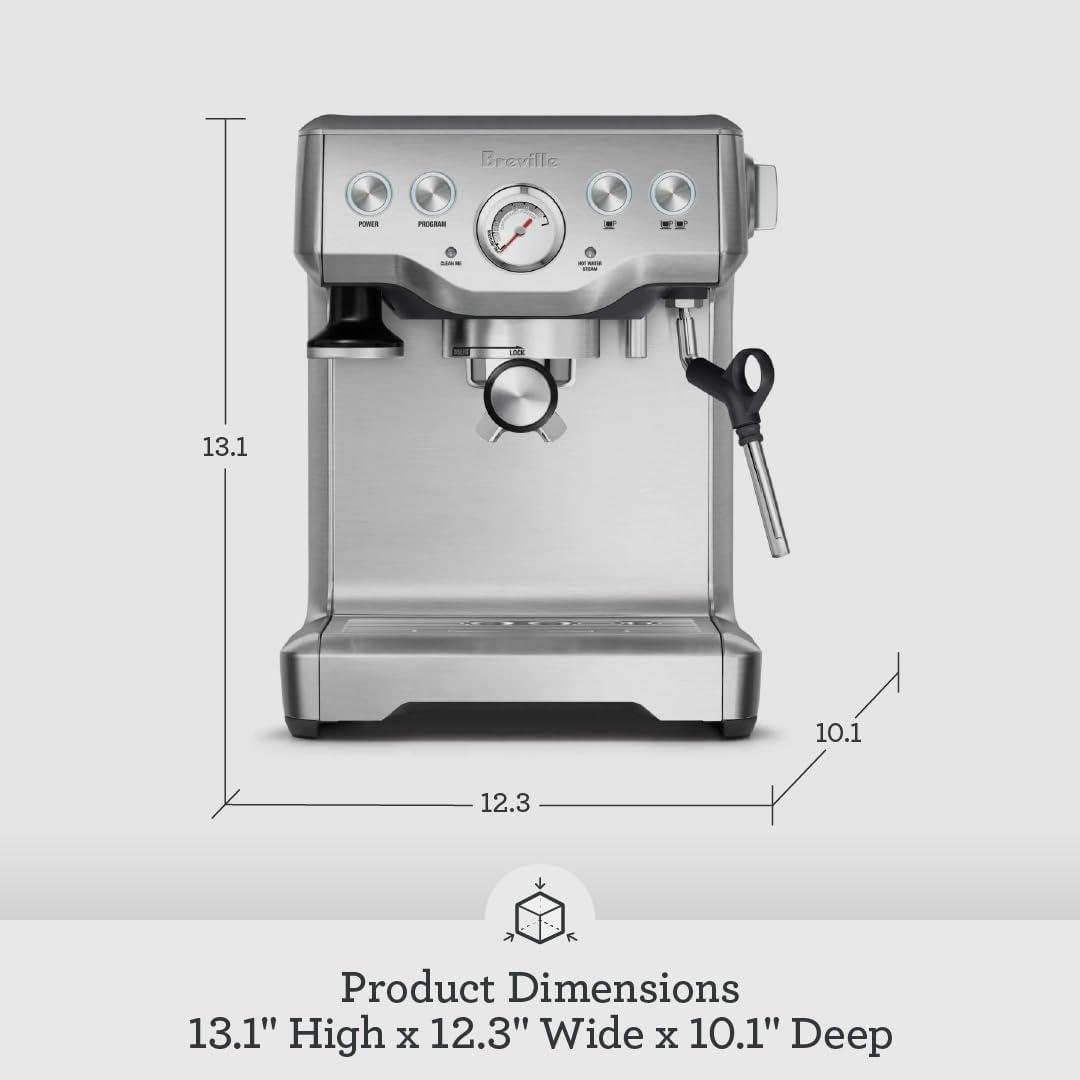 image:imageBreville Infuser Espresso Machine BES840XL Brushed Stainless SteelBrushed Stainless Steel