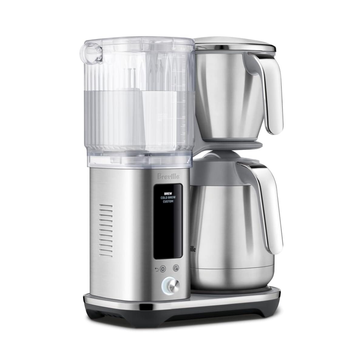 image:imageBreville Luxe Drip Coffee Machine BDC415BSS Brushed Stainless Steel Glass CarafeBrushed Stainless Steel