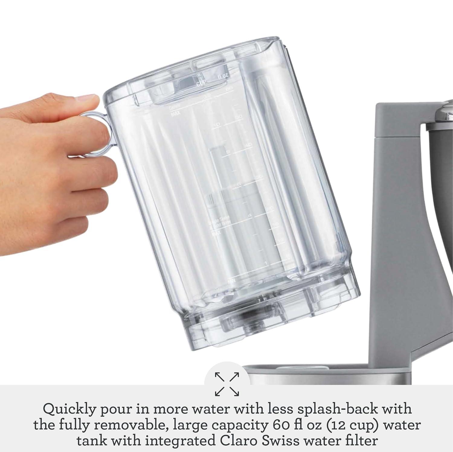 image:imageBreville Luxe Drip Coffee Machine BDC415BSS Brushed Stainless Steel Glass CarafeBrushed Stainless Steel