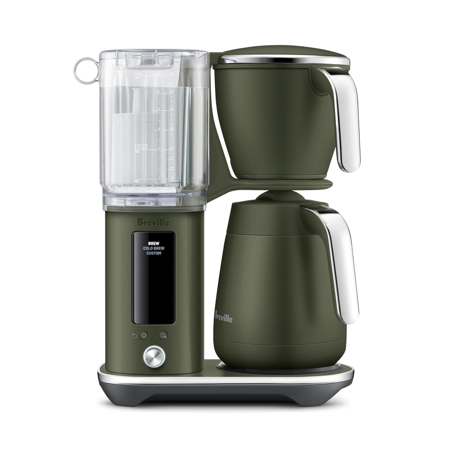 image:imageBreville Luxe Drip Coffee Machine BDC415BSS Brushed Stainless Steel Glass CarafeOlive Tapenade