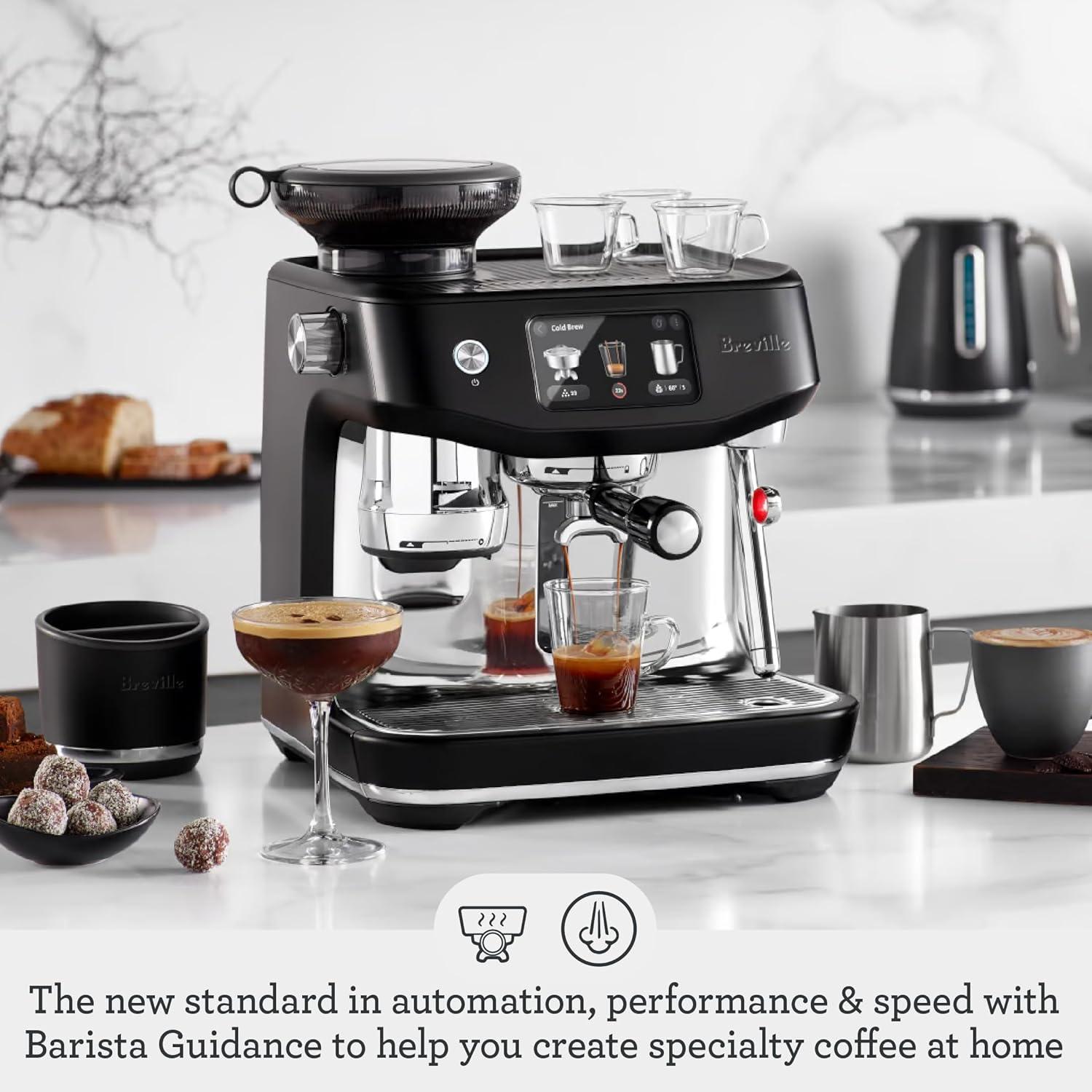 image:imageBreville Oracle Jet Espresso Machine Brushed Stainless SteelBlack Truffle