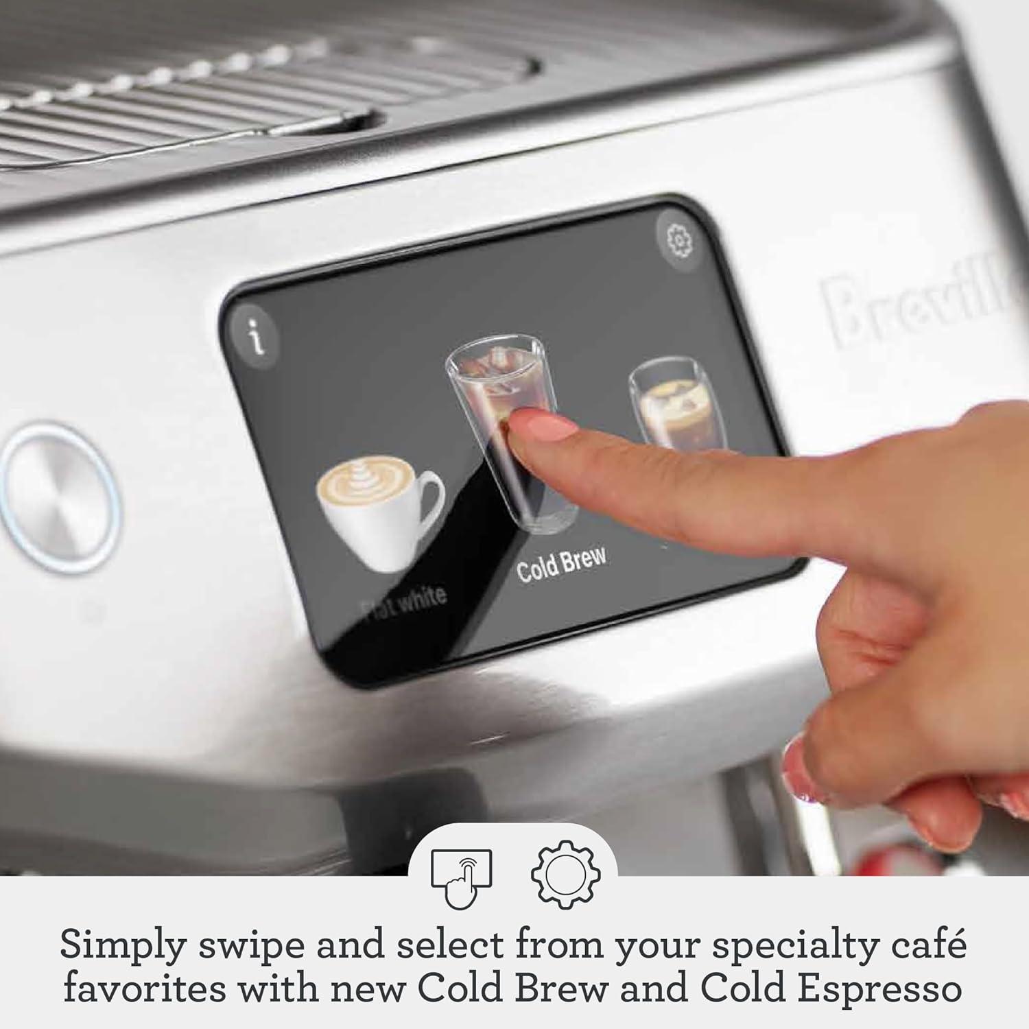 image:imageBreville Oracle Jet Espresso Machine Brushed Stainless SteelBlack Truffle