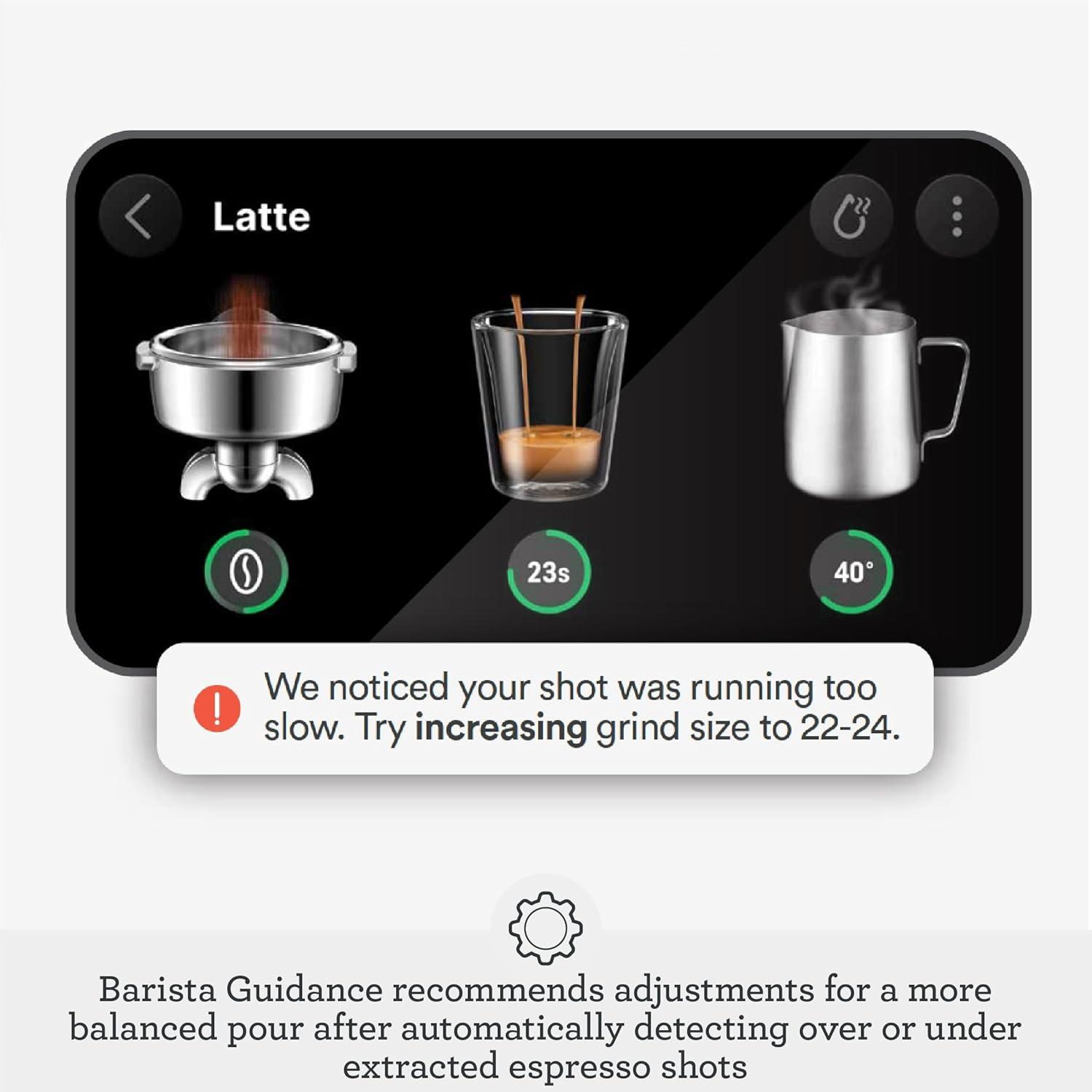 image:imageBreville Oracle Jet Espresso Machine Brushed Stainless SteelBlack Truffle