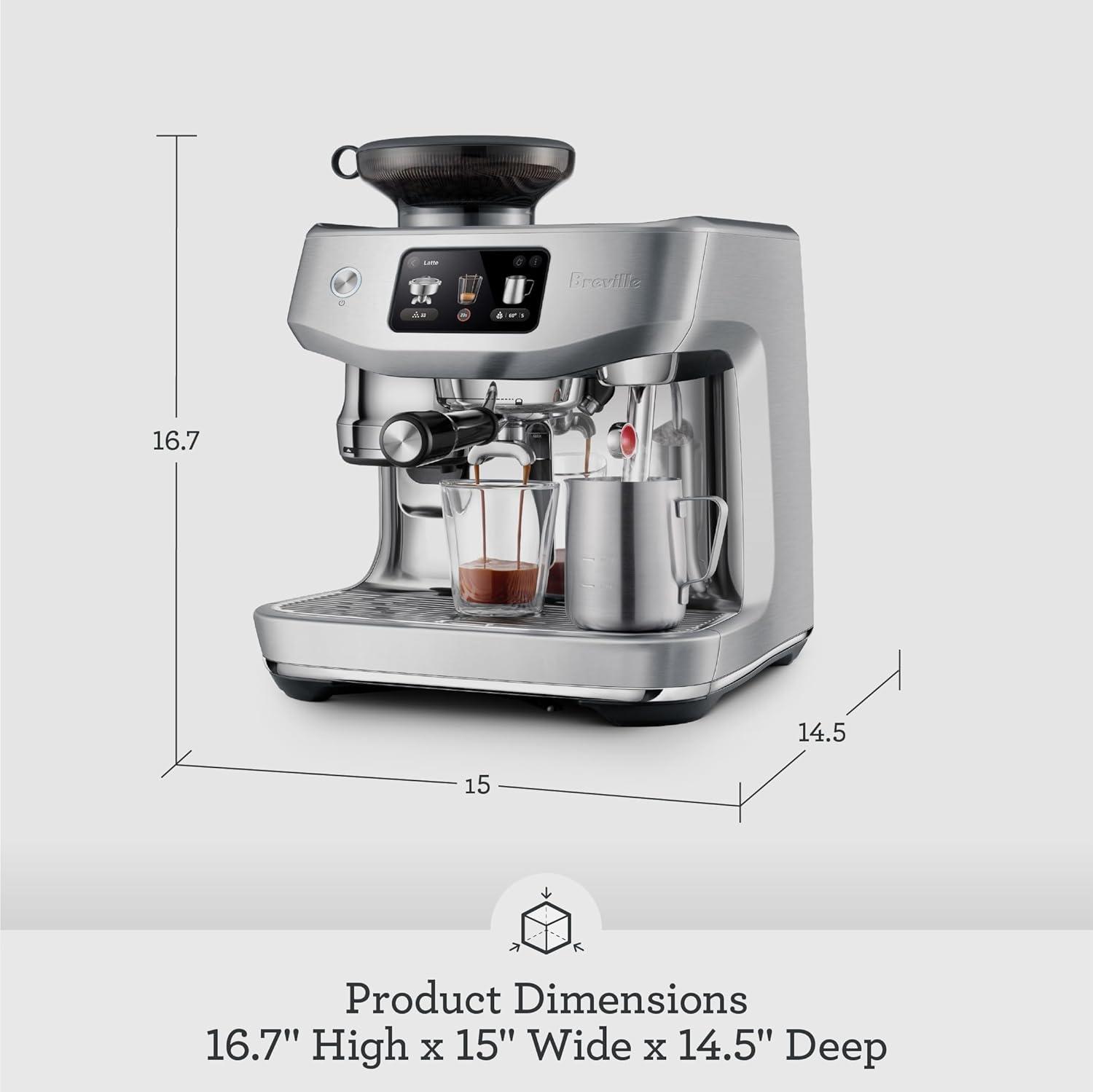 image:imageBreville Oracle Jet Espresso Machine Brushed Stainless SteelDamson Blue