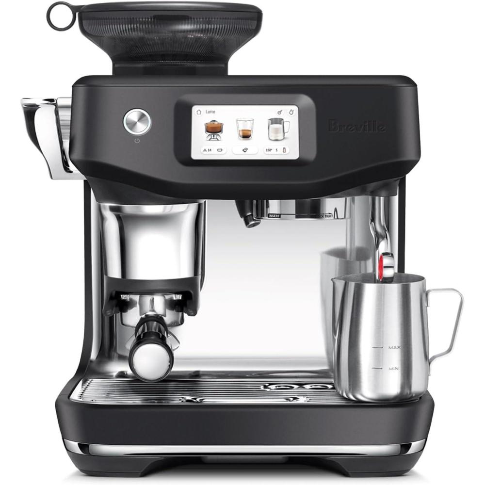 image:imageBreville Barista Touch Impress Espresso Machine BES881BSS Brushed Stainless Steelblack truffle