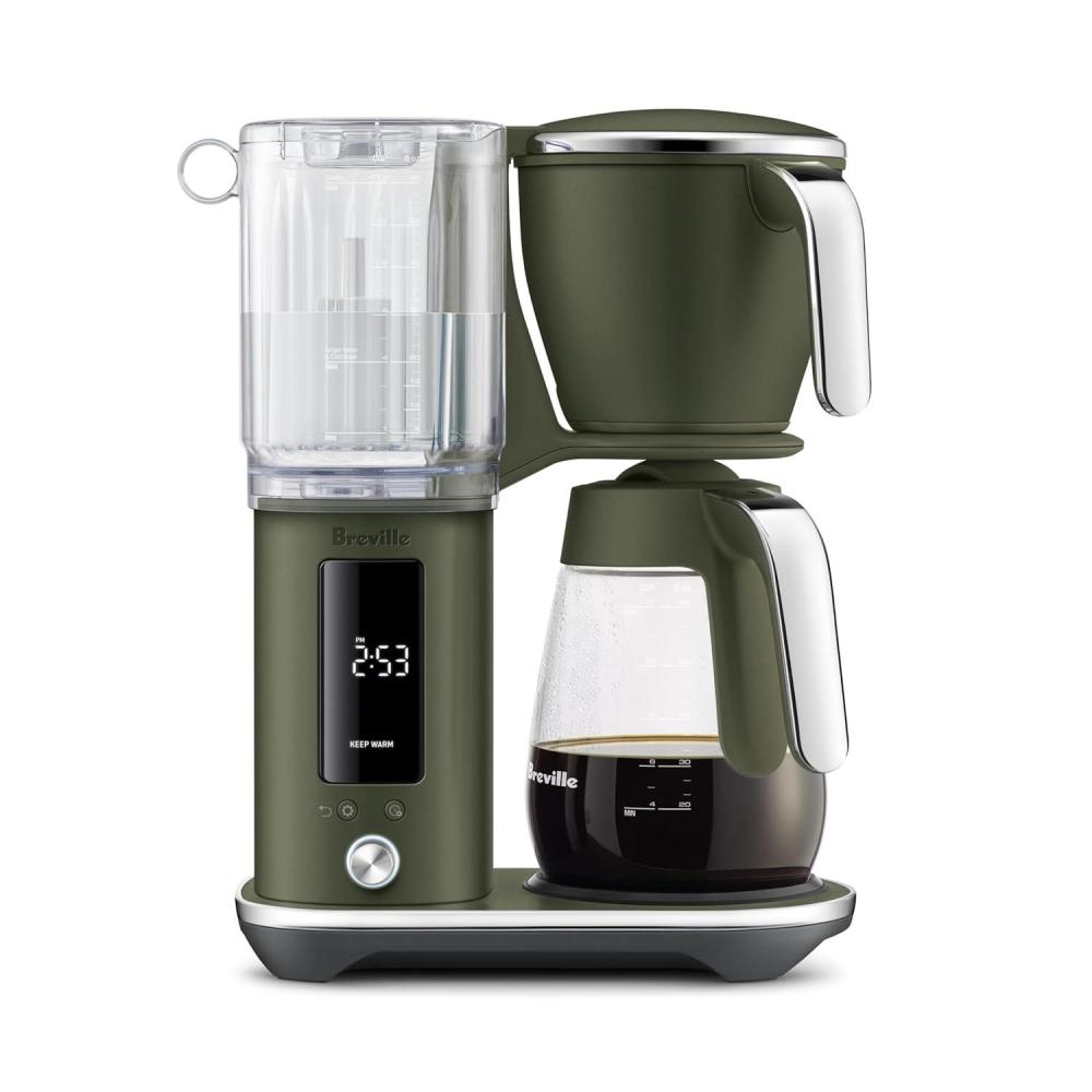 image:imageBreville Luxe Drip Coffee Machine BDC415BSS Brushed Stainless Steel Glass CarafeOlive Tapenade
