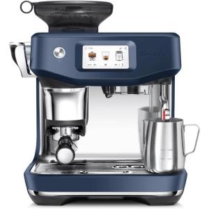 image:imageBreville Barista Touch Impress Espresso Machine BES881BSS Brushed Stainless Steeldamson blue