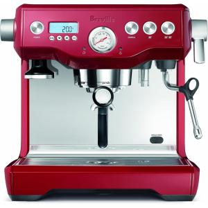 image:imageBreville Dual Boiler Espresso Machine BES920XL Brushed Stainless SteelCranberry Red