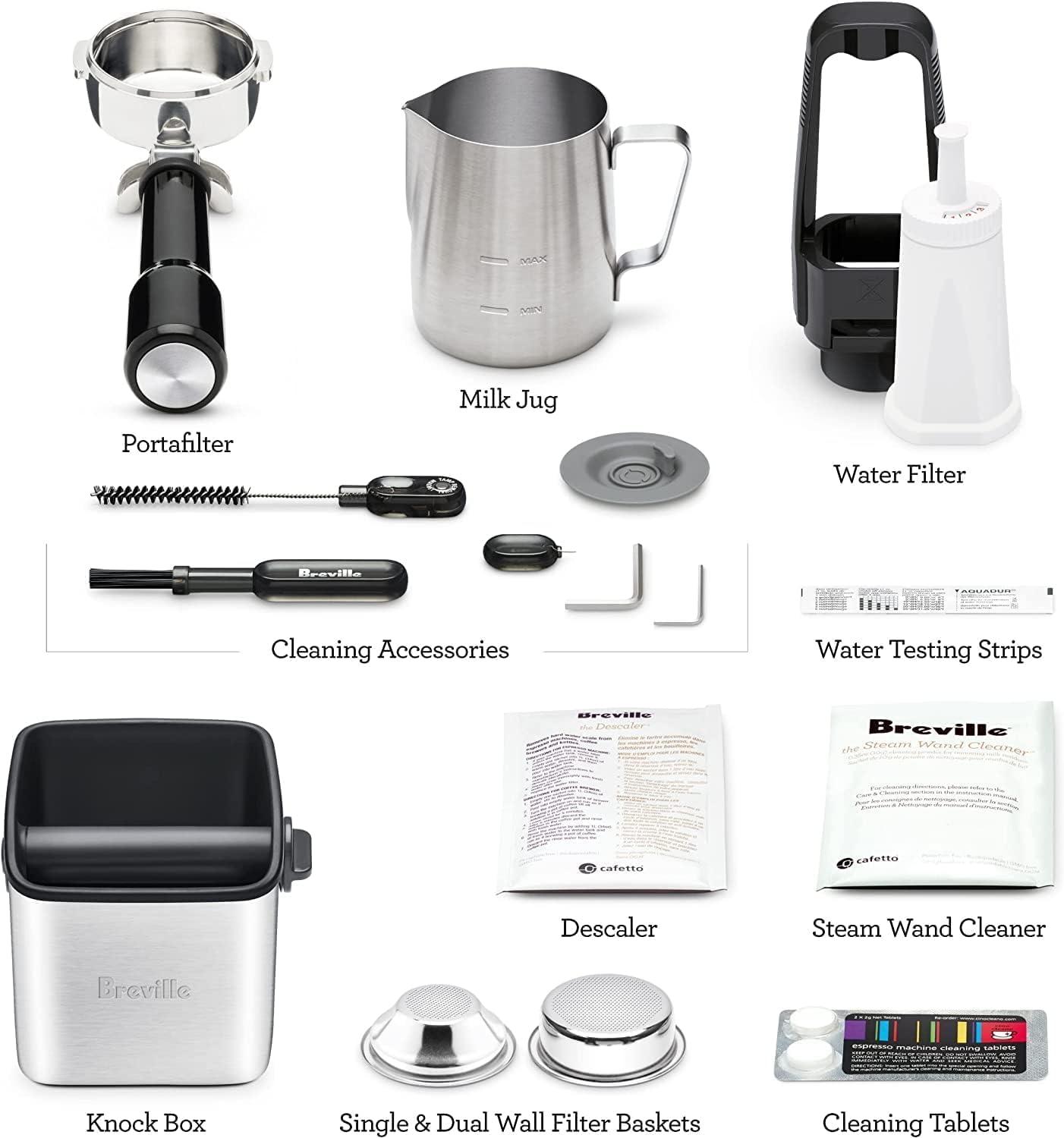 image:imageBreville Oracle Touch Espresso Machine BES990BSS Brushed Stainless SteelBlack Truffle