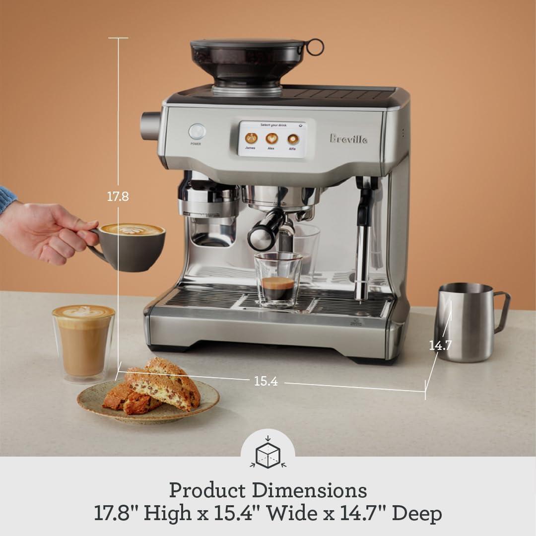 image:imageBreville Oracle Touch Espresso Machine BES990BSS Brushed Stainless SteelBlack Truffle