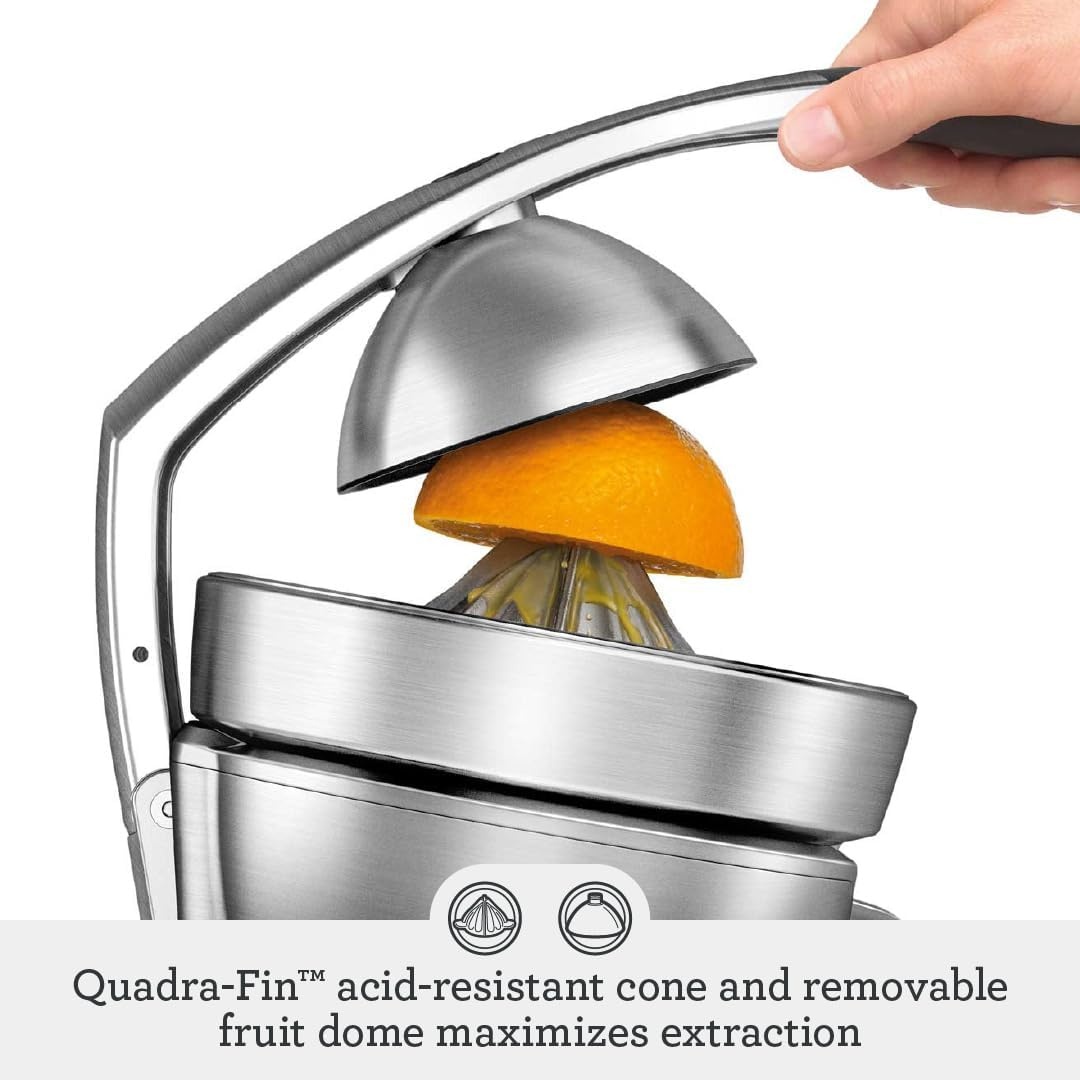 image:imageBreville 800CPXL Citrus Press Pro Juicer Machine Brushed Stainless Steel