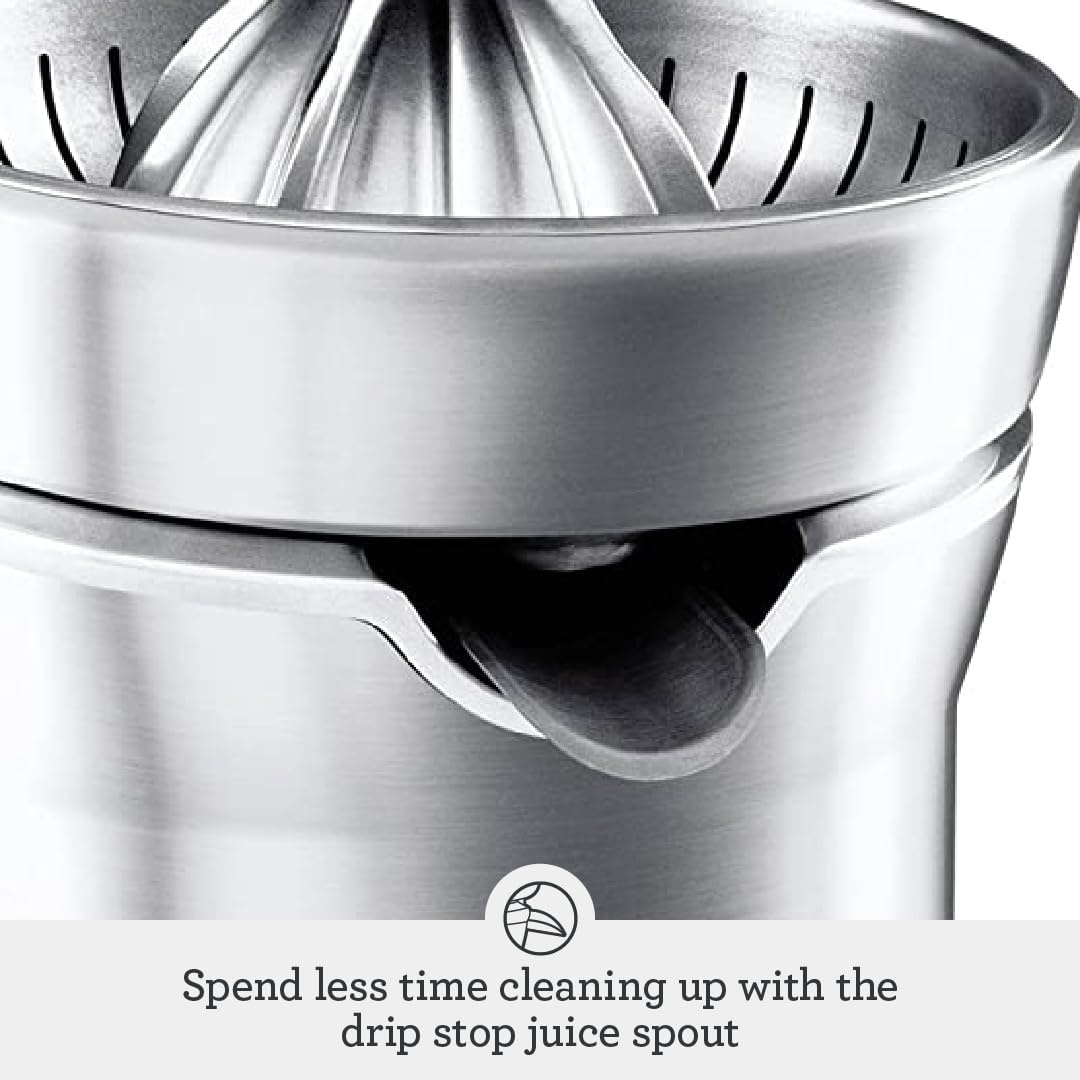 image:imageBreville 800CPXL Citrus Press Pro Juicer Machine Brushed Stainless Steel