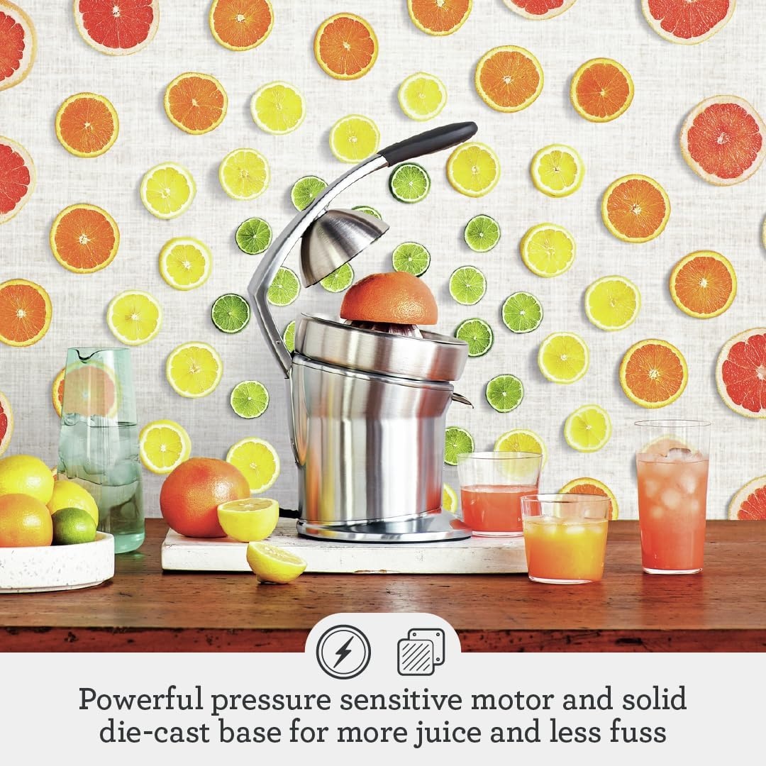 image:imageBreville 800CPXL Citrus Press Pro Juicer Machine Brushed Stainless Steel