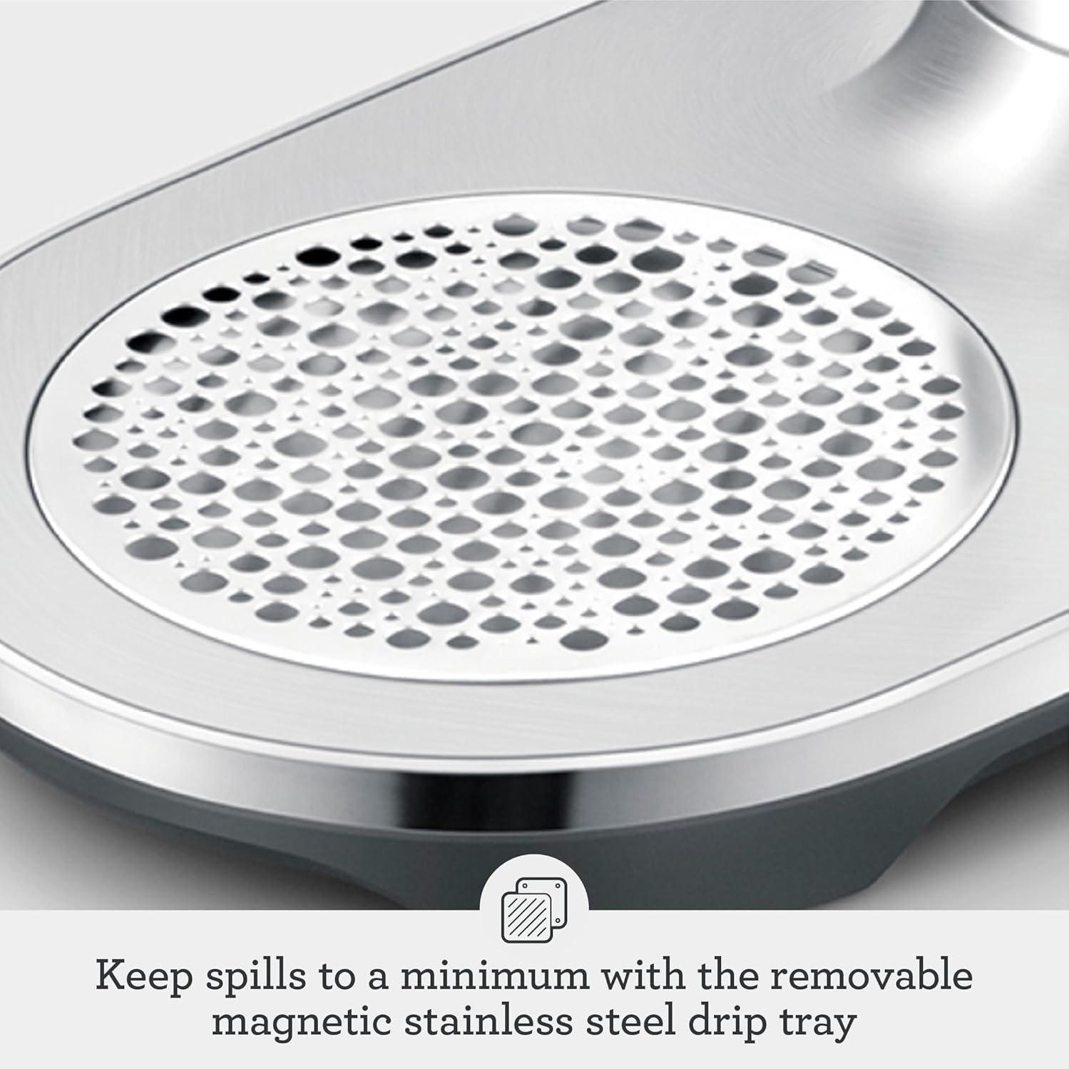 image:imageBreville BCA800BTR InFizz Fusion Sparkling Water and Beverage Carbonator CO2 Cylinder Not Included Black TruffleBrushed Stainless Steel