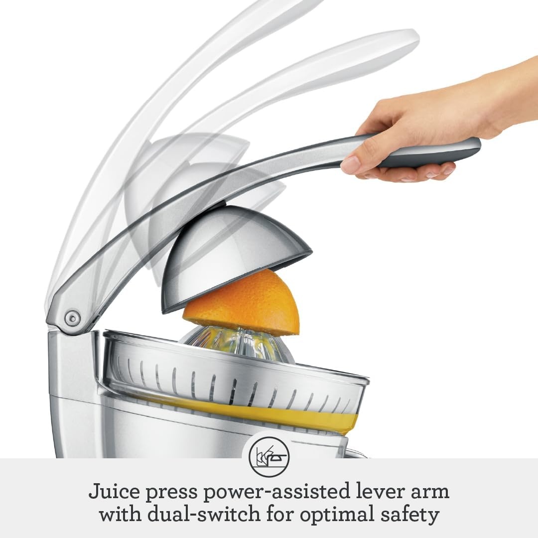 image:imageBreville BCP600SIL Citrus Press Motorized Juicer Machine Silver