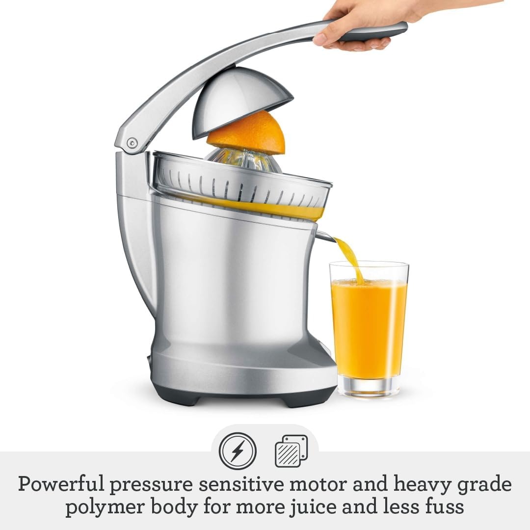 image:imageBreville BCP600SIL Citrus Press Motorized Juicer Machine Silver