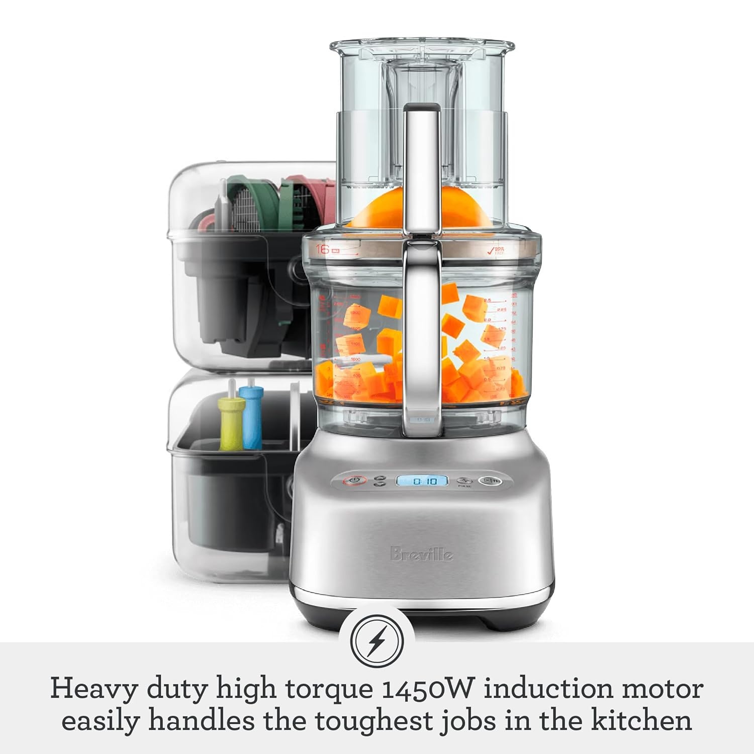 image:imageBreville BFP838 Paradice 16 Cup Food Processor and Dicer Large Brushed Stainless Steel