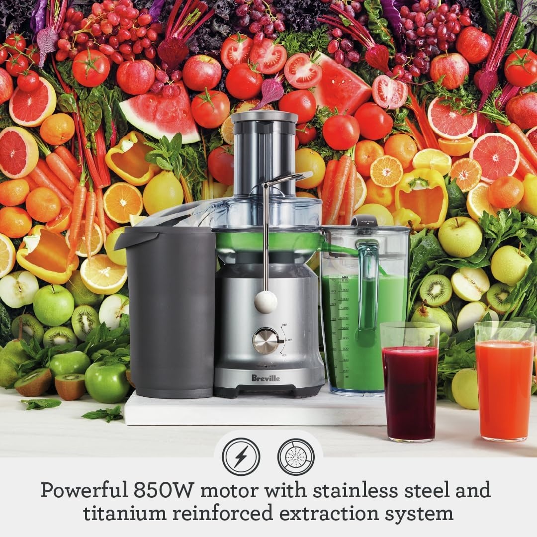 image:imageBreville BJE430SIL Juice Fountain Cold 70 fl oz Silver