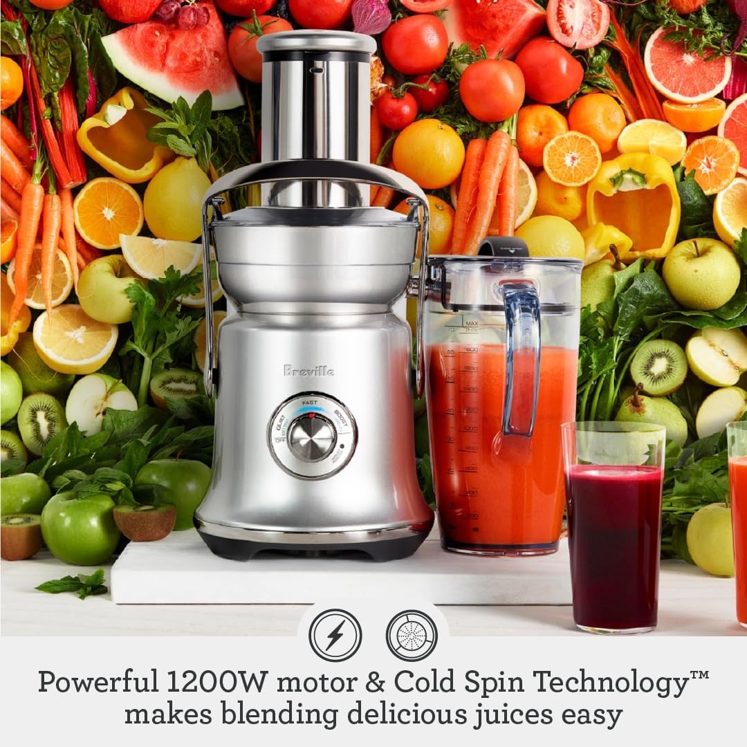 image:imageBreville BJE830BSS Juice Fountain Cold XL 70 fl oz Brushed Stainless SteelDamson Blue