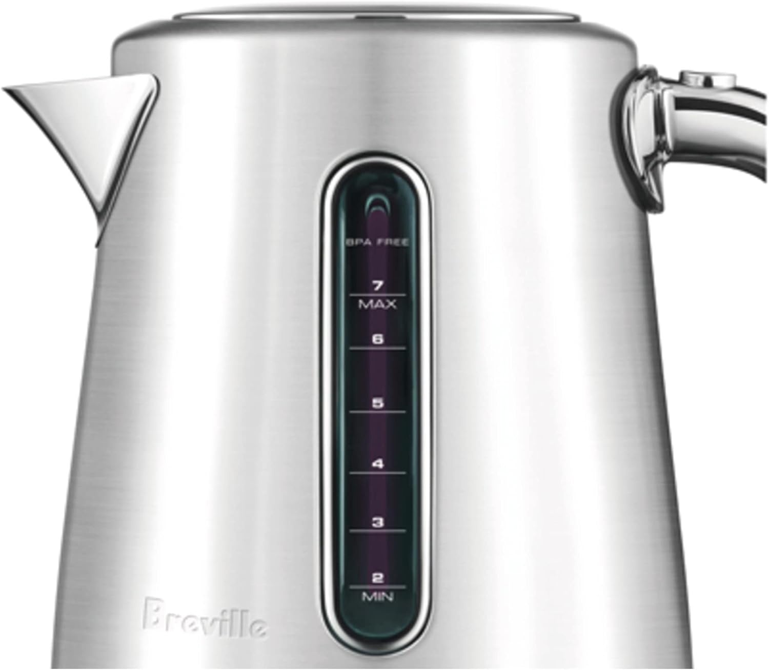 image:imageBreville BKE845DBL Smart Kettle Luxe Water Heater 7 Cup Damson BlueBrushed Stainless Steel
