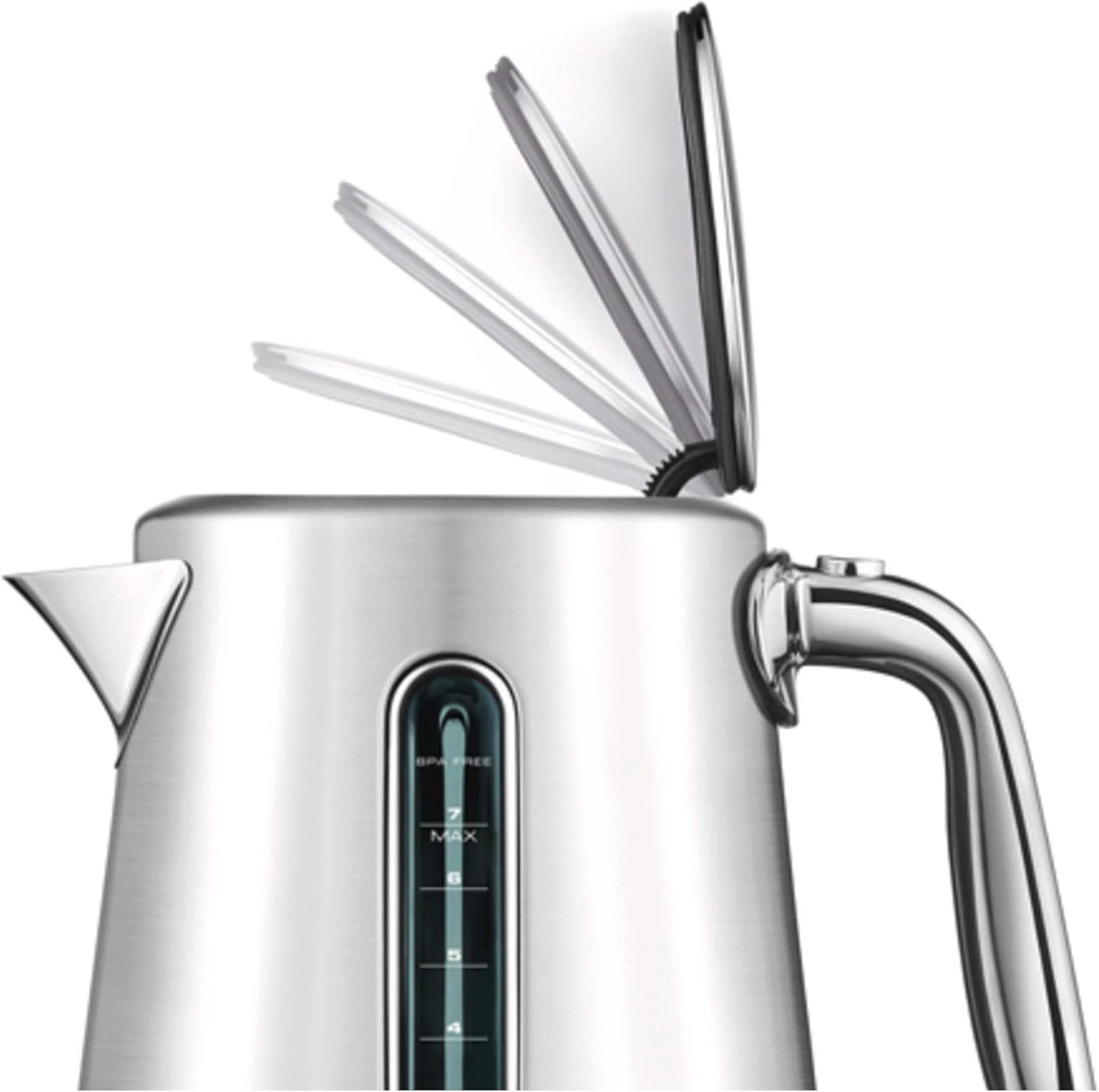 image:imageBreville BKE845DBL Smart Kettle Luxe Water Heater 7 Cup Damson BlueBrushed Stainless Steel