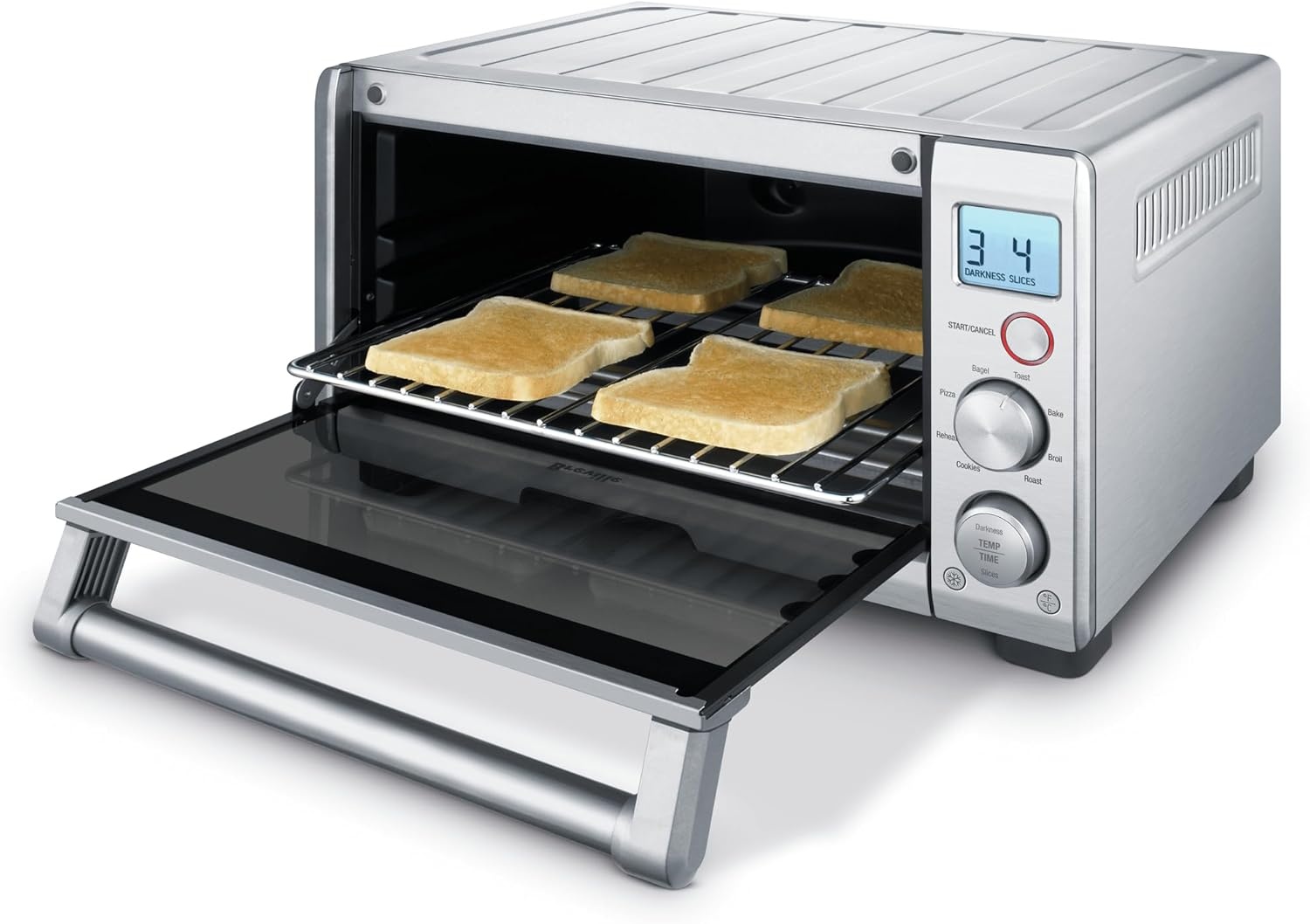 image:imageBreville BOV650XL Compact Smart Oven and Countertop Toaster Small Brushed Stainless Steel