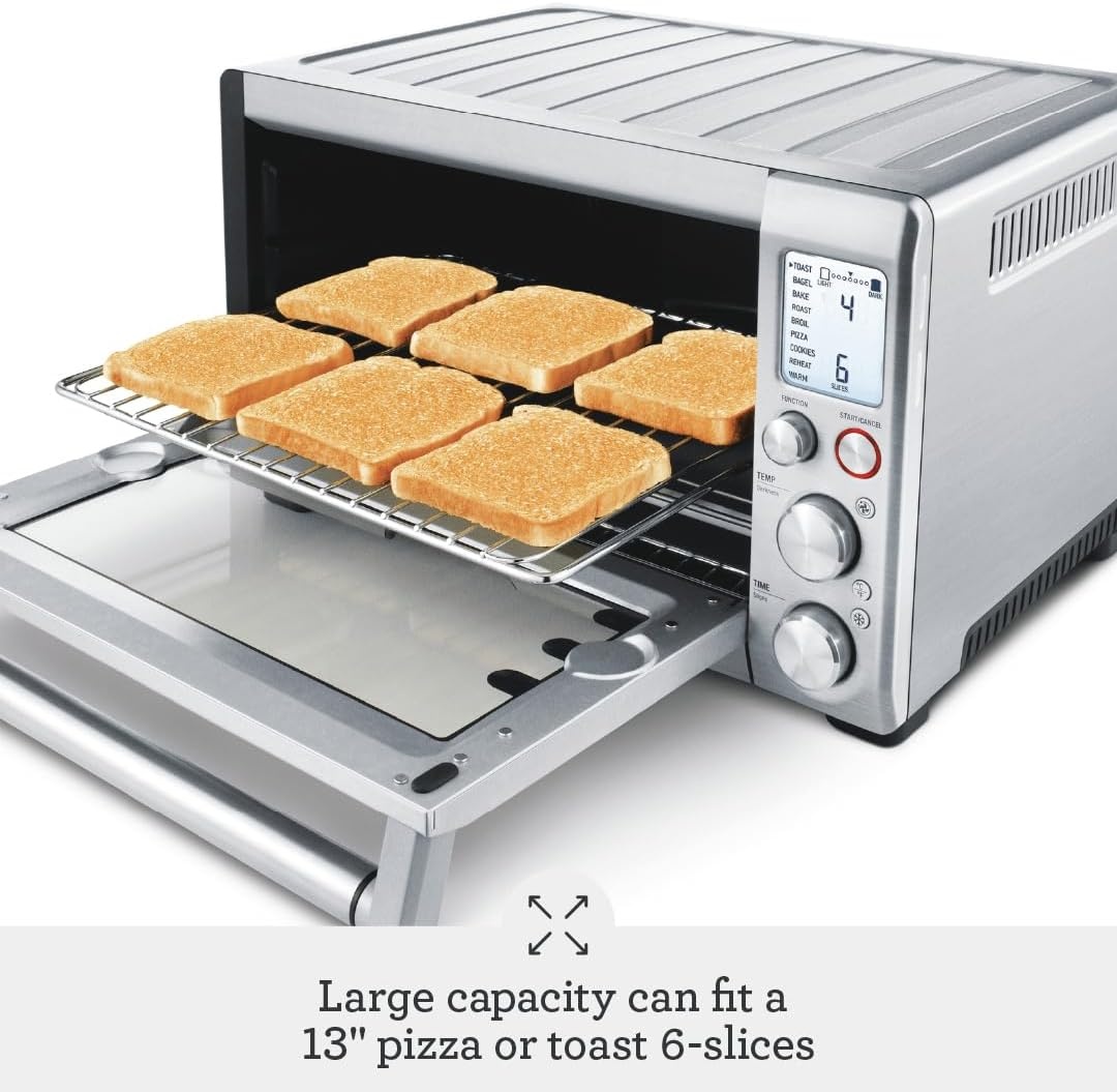 image:imageBreville BOV800XL Smart Oven Countertop Convection Brushed Stainless SteelSilver