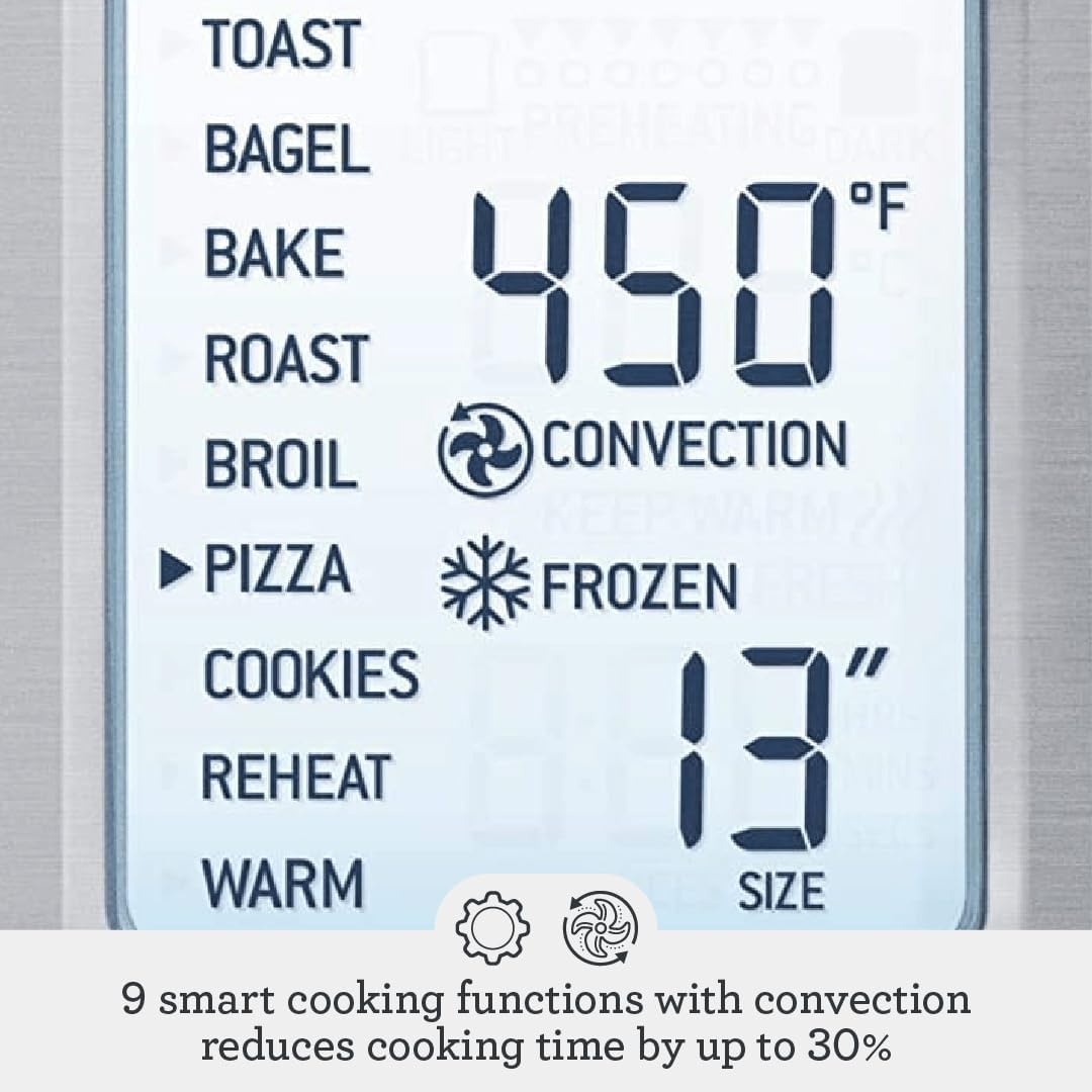 image:imageBreville BOV800XL Smart Oven Countertop Convection Brushed Stainless SteelSilver
