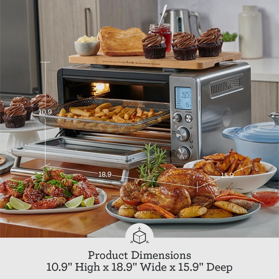 image:imageBreville BOV860BTR Smart Oven Air Fryer and Convection Oven Black TruffleNoir