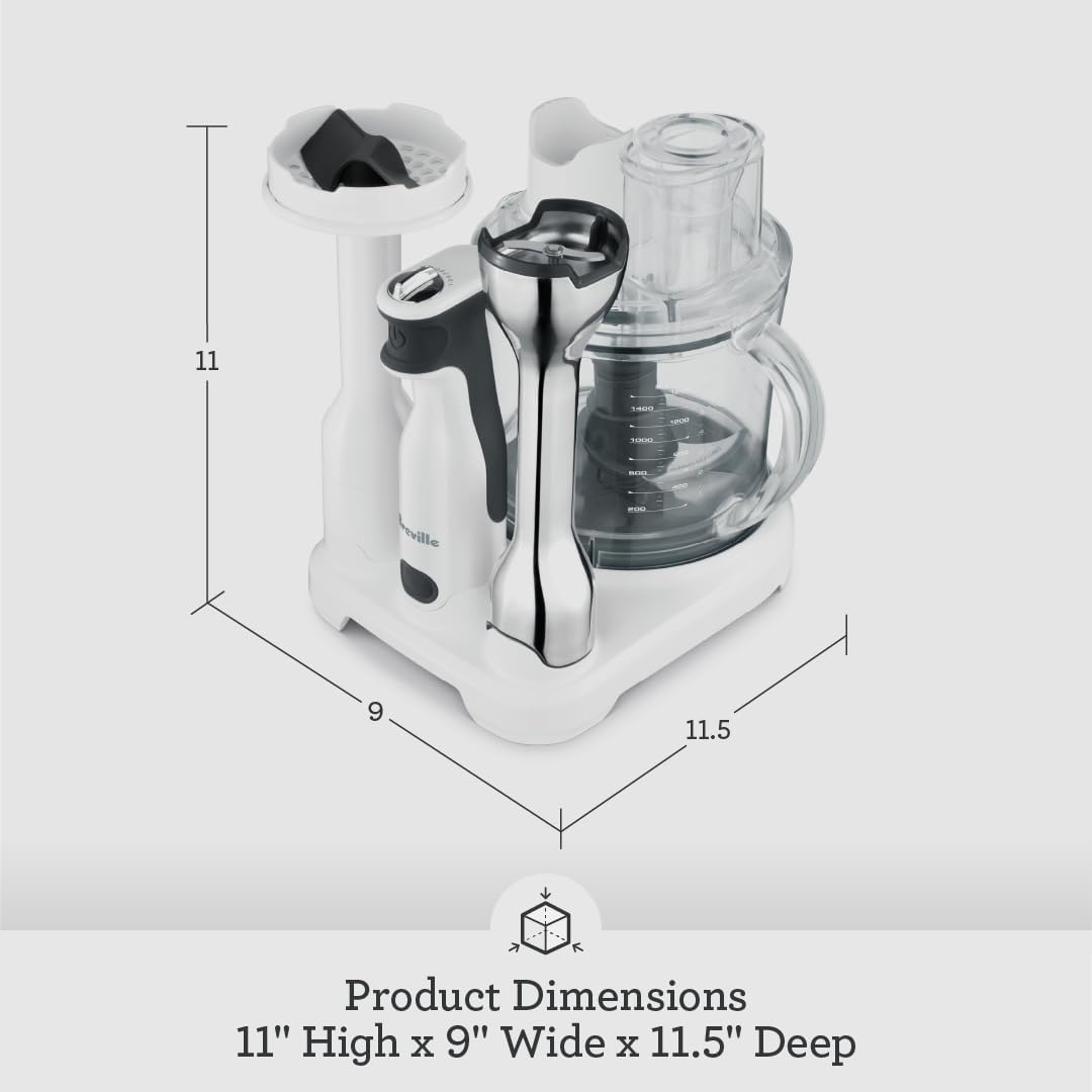 image:imageBreville BSB530XL All In One Processing Station and Immersion Blender Brushed Stainless Steel