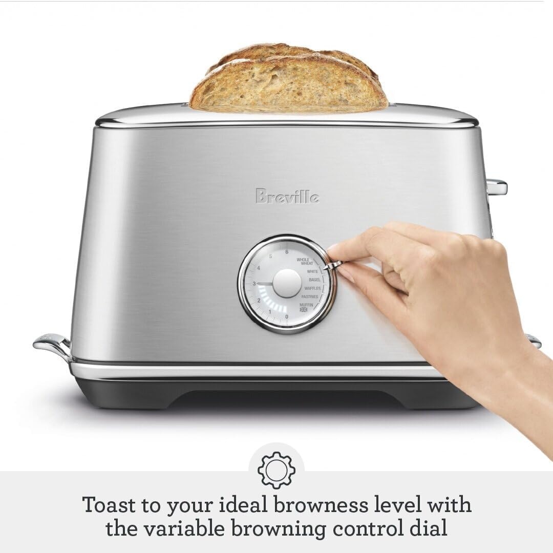 image:imageBreville BTA735BSS Toast Select Luxe Kitchen Toaster 2 Slice Brushed Stainless SteelBrushed Stainless Steel