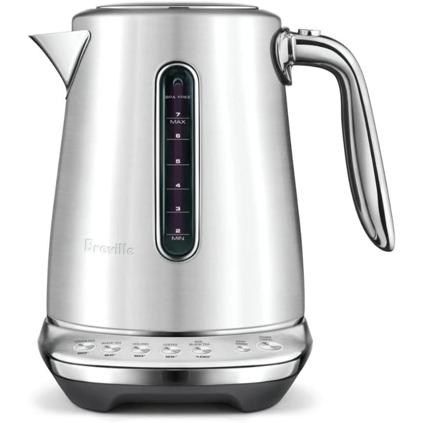 image:imageBreville BKE845DBL Smart Kettle Luxe Water Heater 7 Cup Damson BlueBrushed Stainless Steel