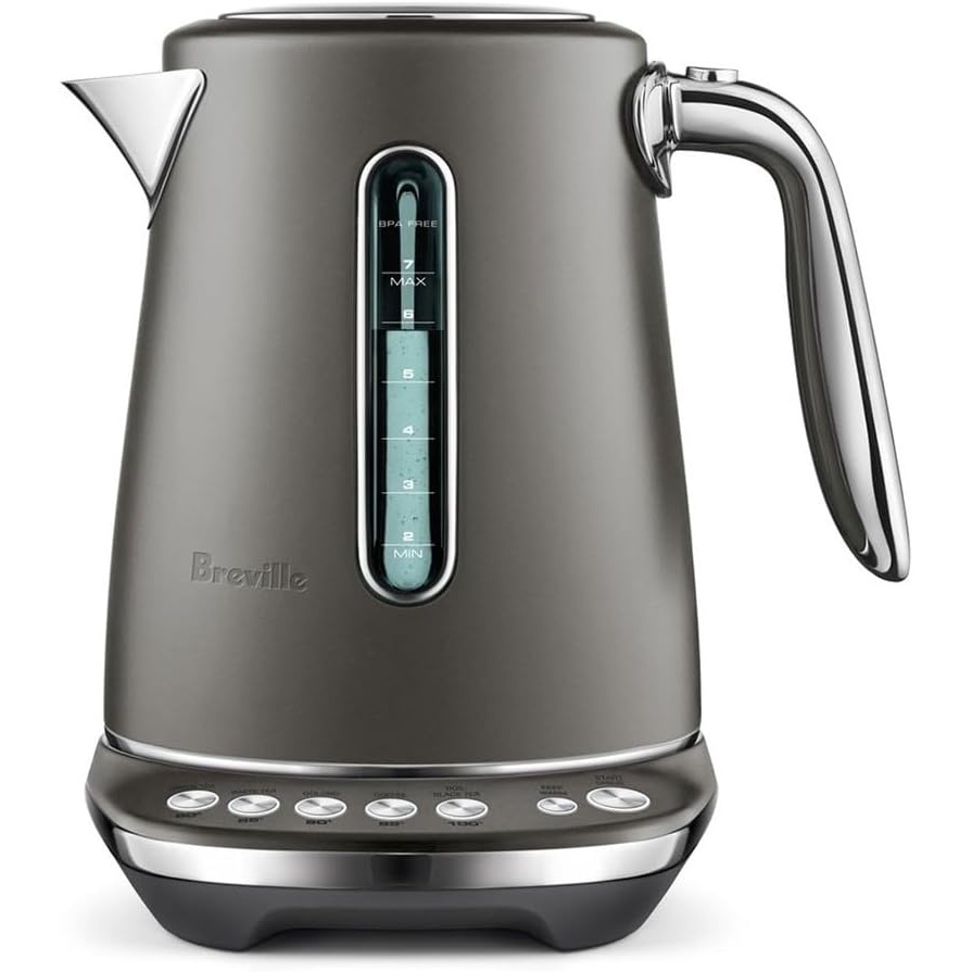 image:imageBreville BKE845DBL Smart Kettle Luxe Water Heater 7 Cup Damson BlueOyster Shell