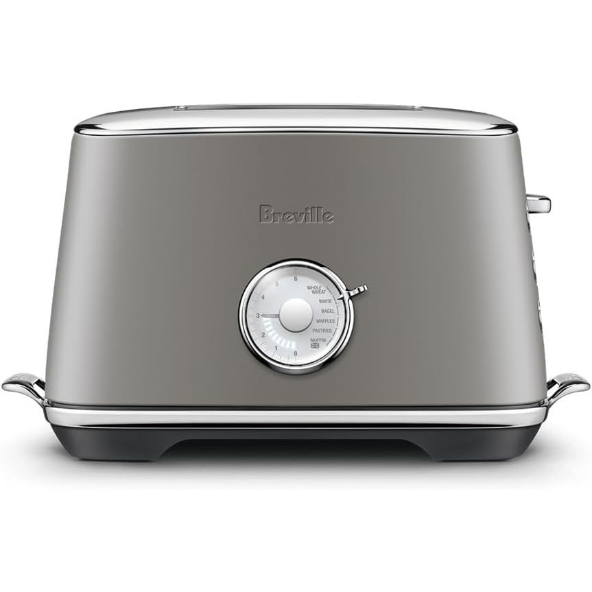 image:imageBreville BTA735BSS Toast Select Luxe Kitchen Toaster 2 Slice Brushed Stainless SteelOyster Shell