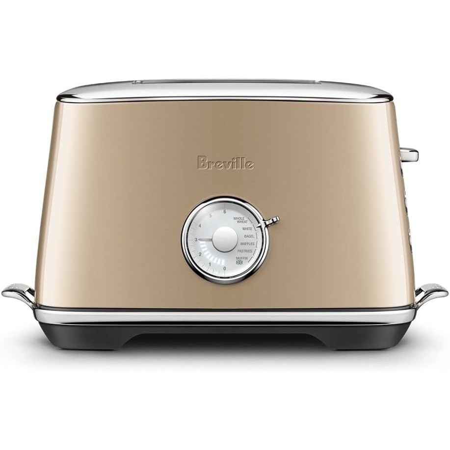 image:imageBreville BTA735BSS Toast Select Luxe Kitchen Toaster 2 Slice Brushed Stainless SteelRoyal Champagne