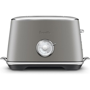 image:imageBreville BTA735BSS Toast Select Luxe Kitchen Toaster 2 Slice Brushed Stainless SteelOyster Shell