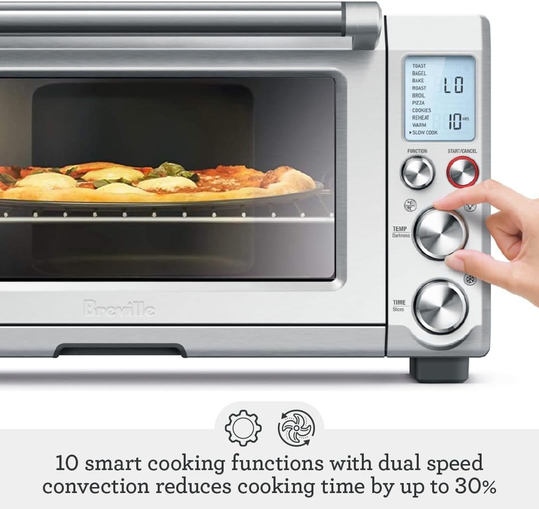 image:imageBreville BOV845BSS Smart Oven Pro Countertop Oven Brushed Stainless SteelBlack Sesame