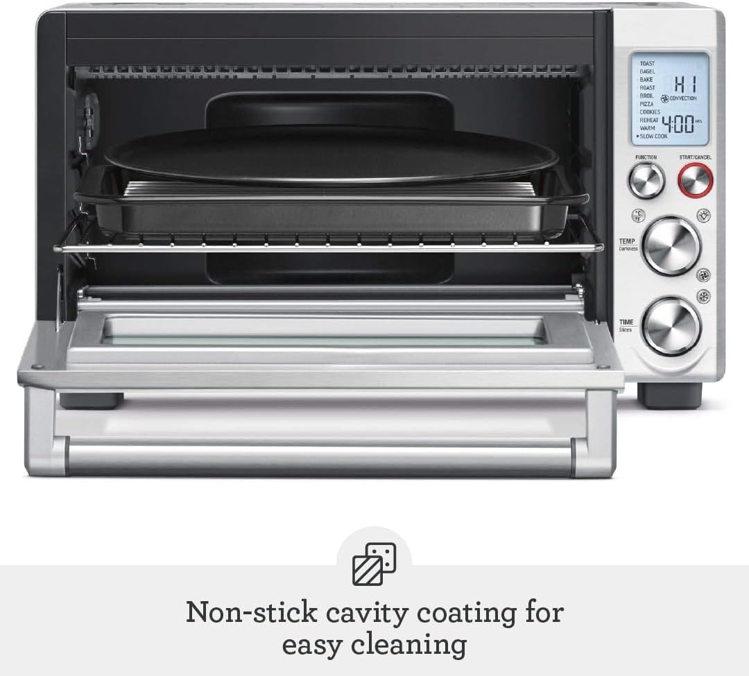 image:imageBreville BOV845BSS Smart Oven Pro Countertop Oven Brushed Stainless SteelBlack Sesame