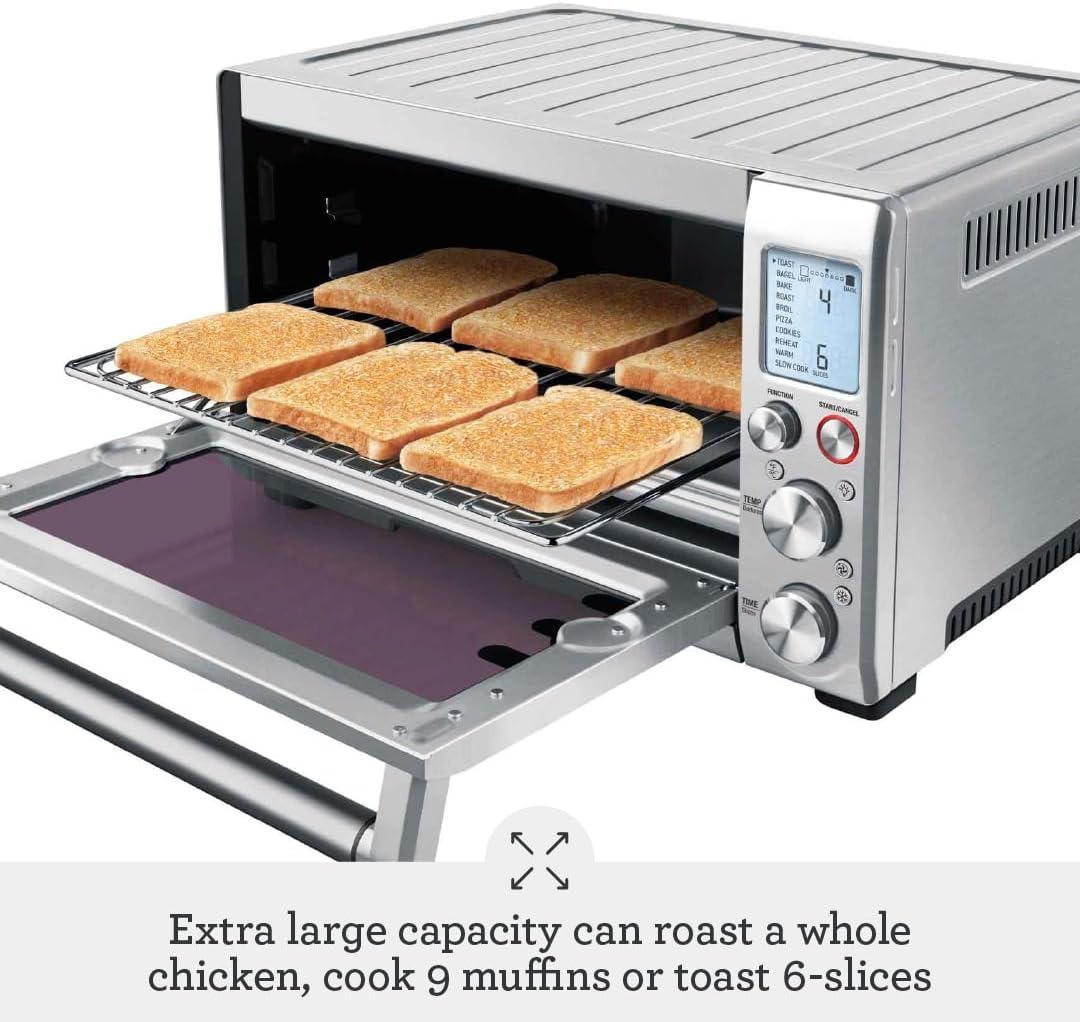 image:imageBreville BOV845BSS Smart Oven Pro Countertop Oven Brushed Stainless SteelBlack Sesame