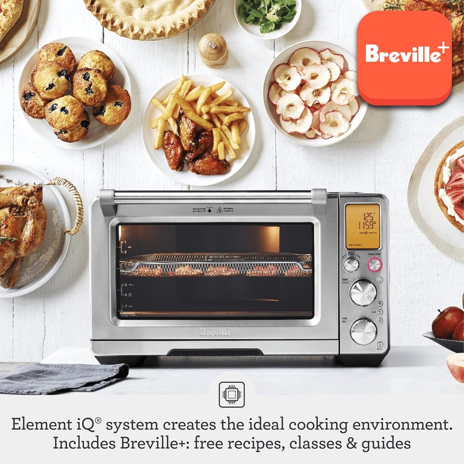 image:imageBreville BOV900BSS Smart Oven Air Fryer Pro and Convection Oven Brushed Stainless Steel