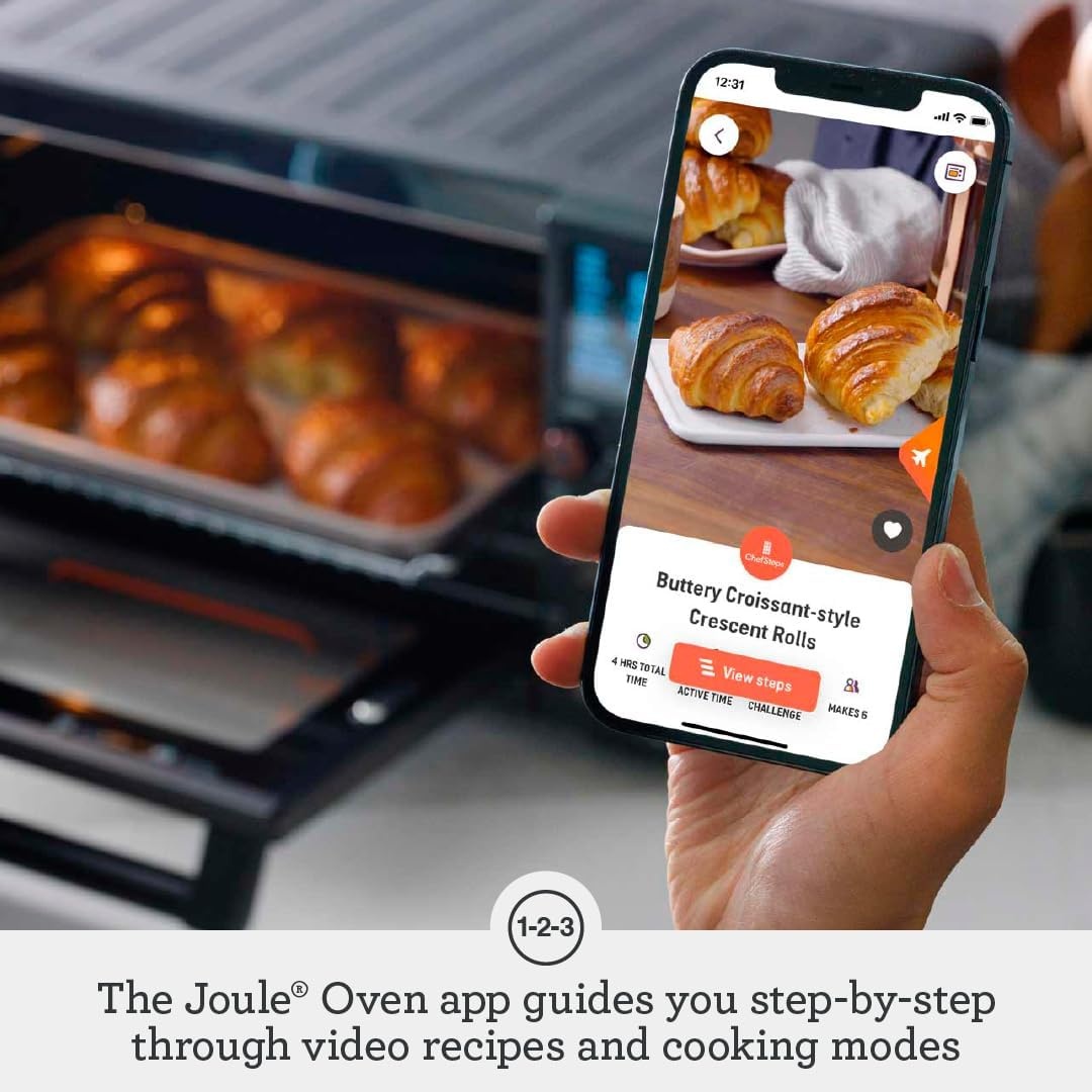 image:imageBreville BOV950BSS Joule Smart Oven Air Fryer Pro Countertop Oven Brushed Stainless SteelBrushed Stainless Steel